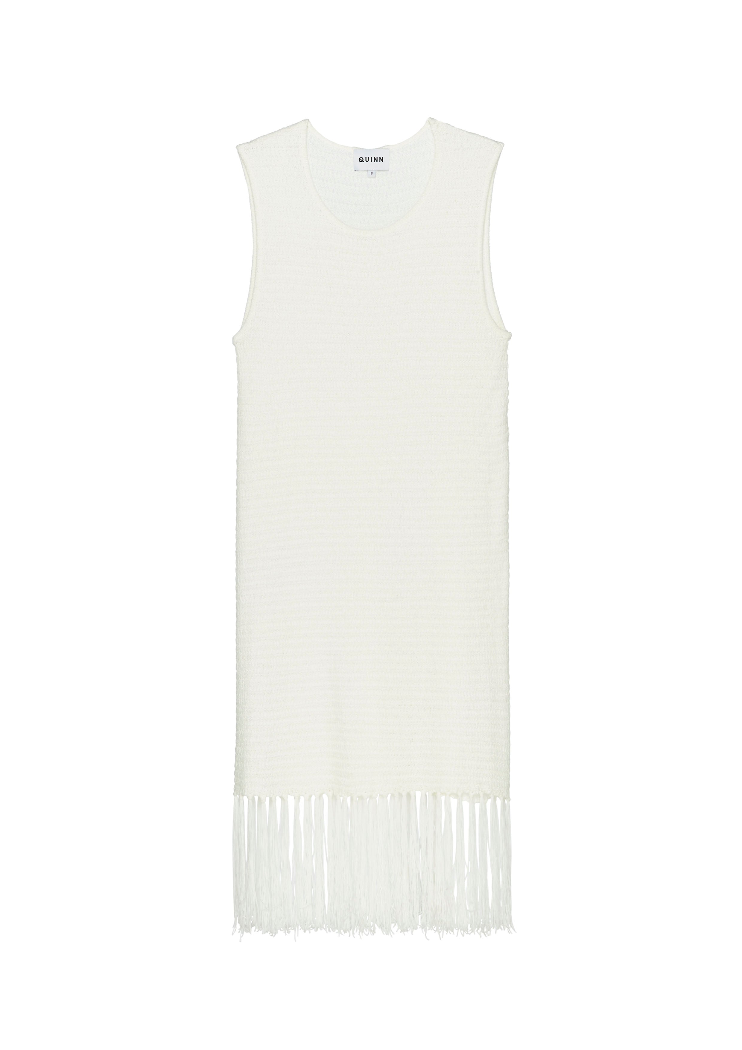Sleeveless Fringe Mini Dress