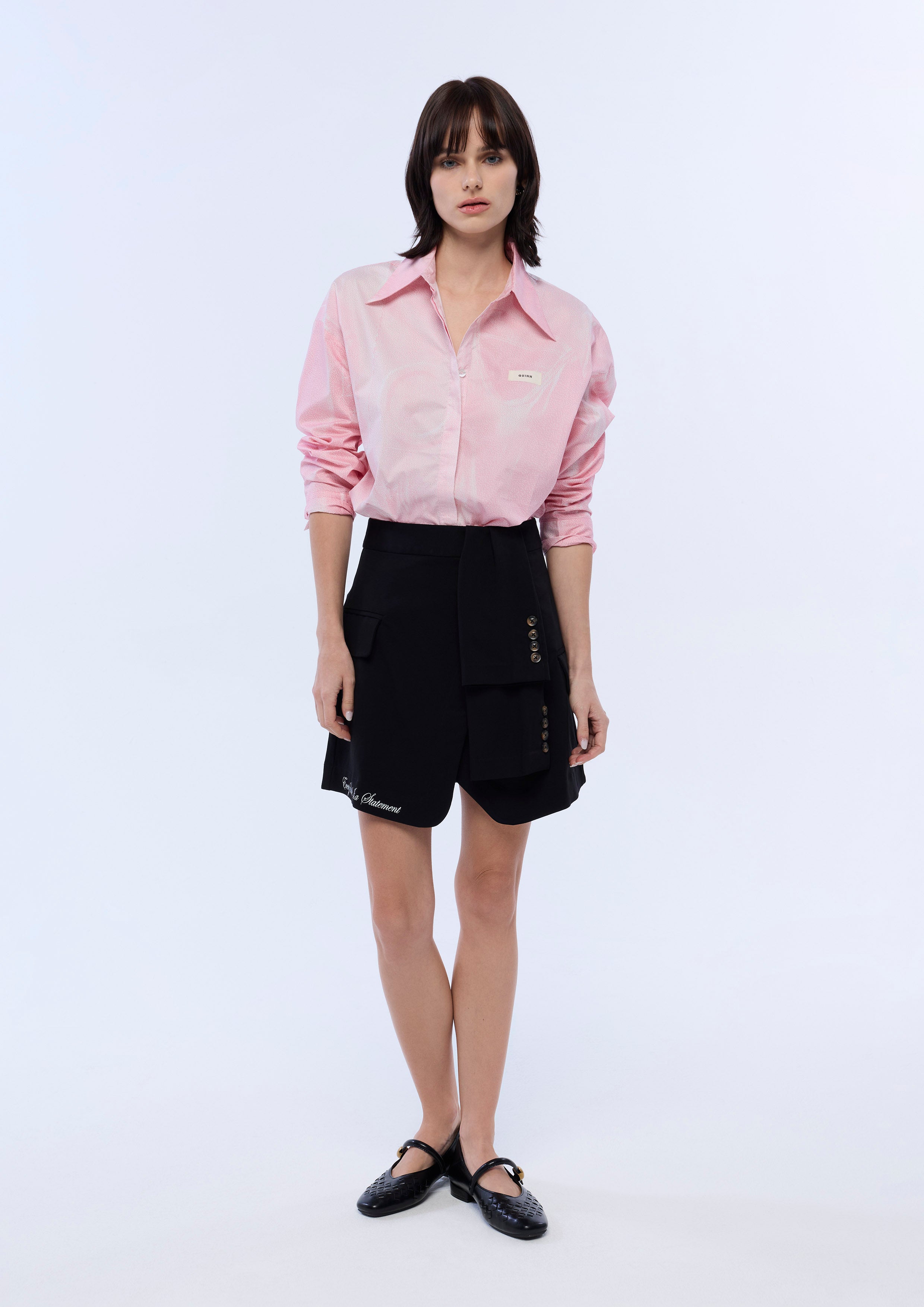 เสื้อเชิ้ตแขนยาวพิมพ์ลาย
