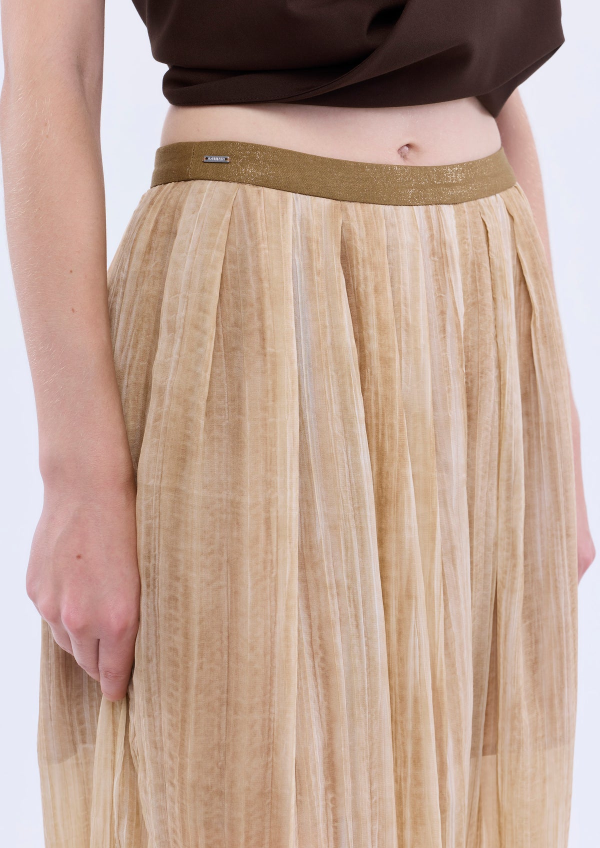 Sheer Balloon Leg Pants