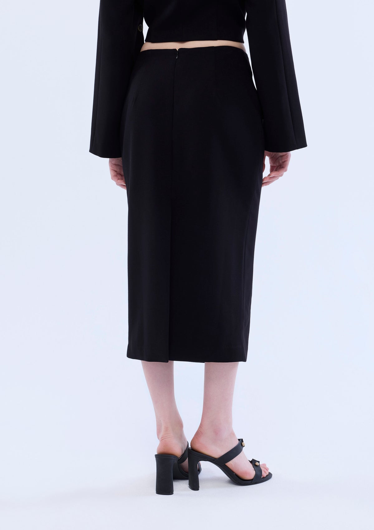 Double Breasted Pencil Skirt