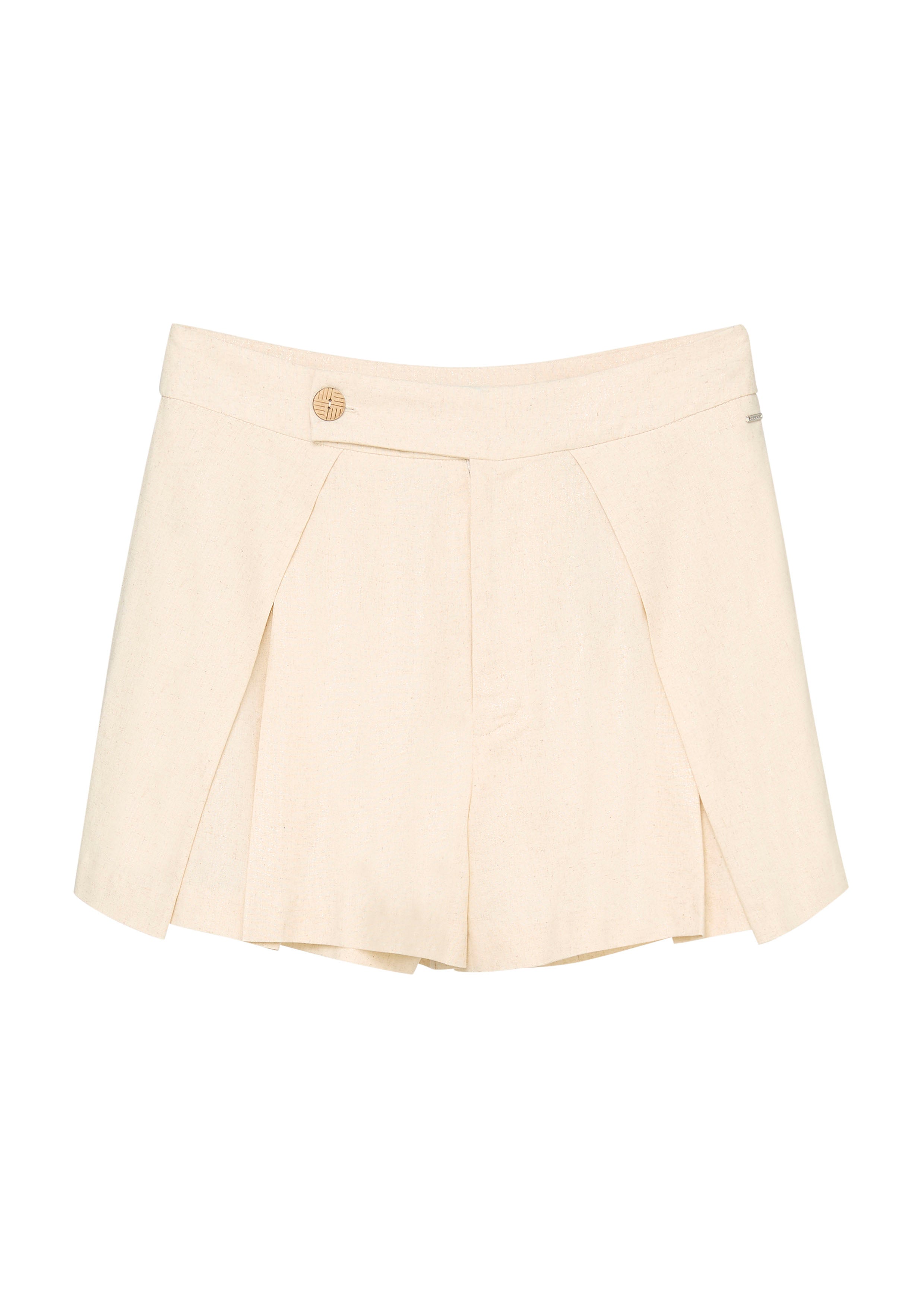 Layered Pleated Shorts