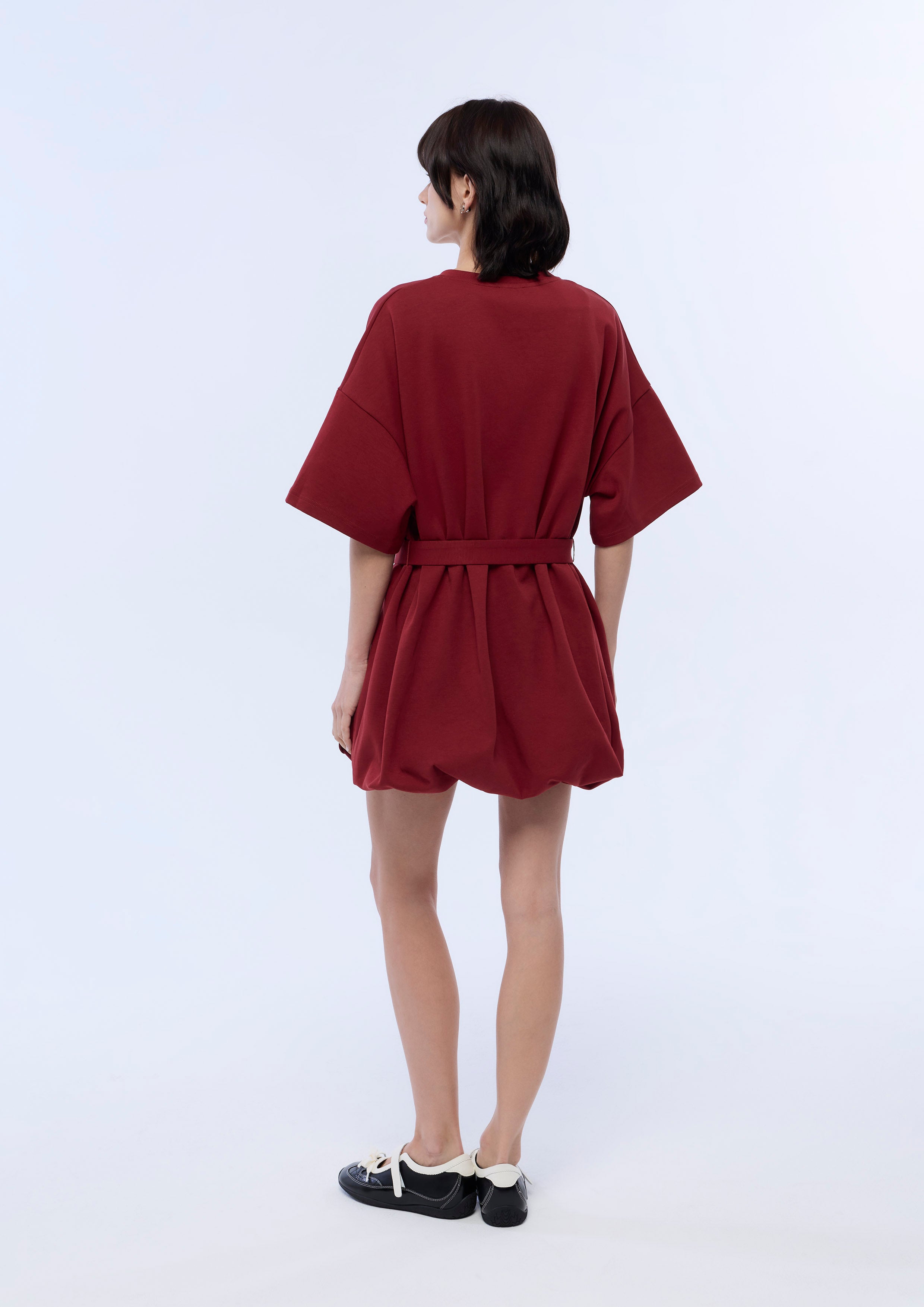 Waist Belt Mini Dress
