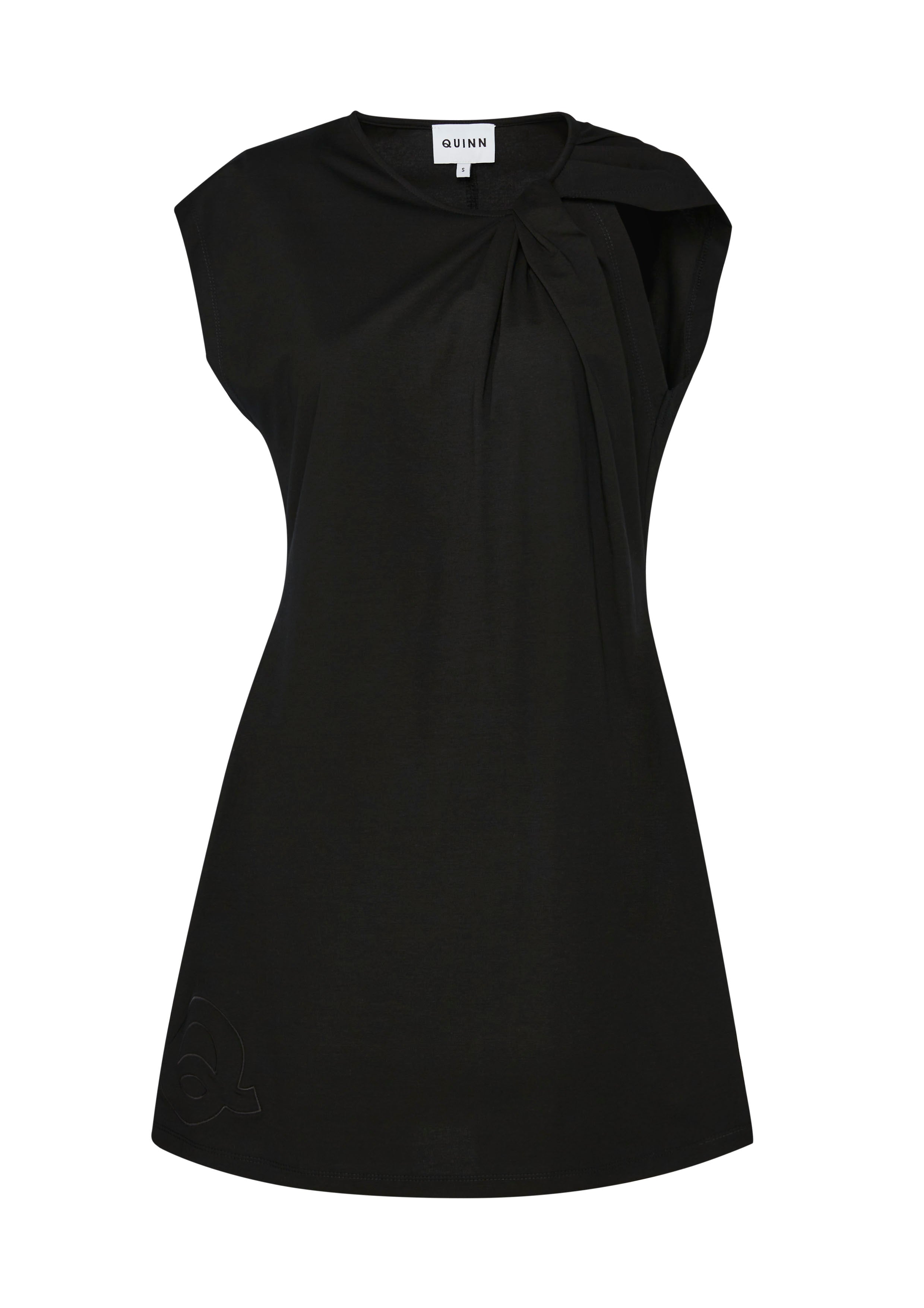 Twist Shoulder Mini Dress