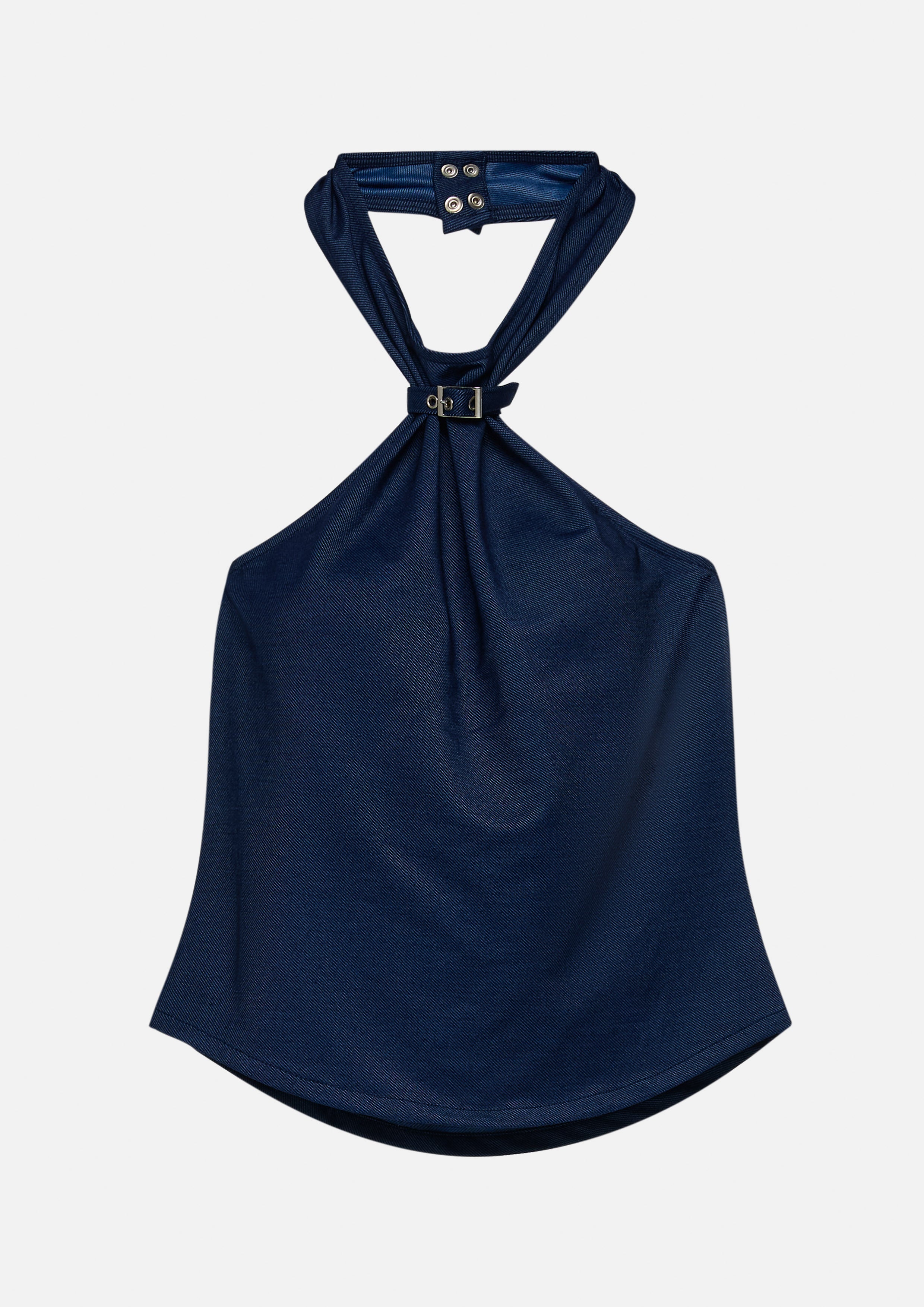 Buckle Halter Top
