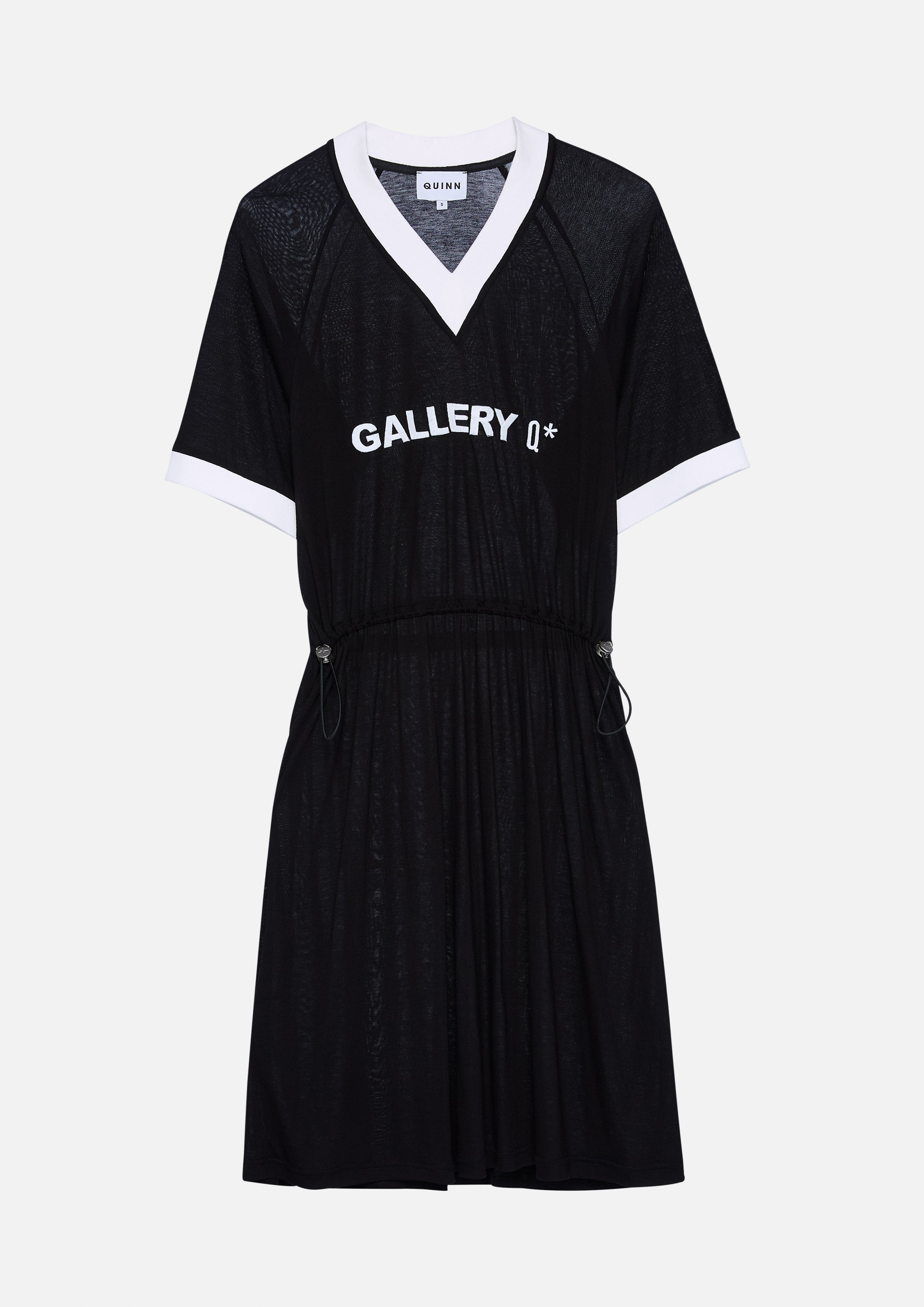 Side Drawstring Mini Dress