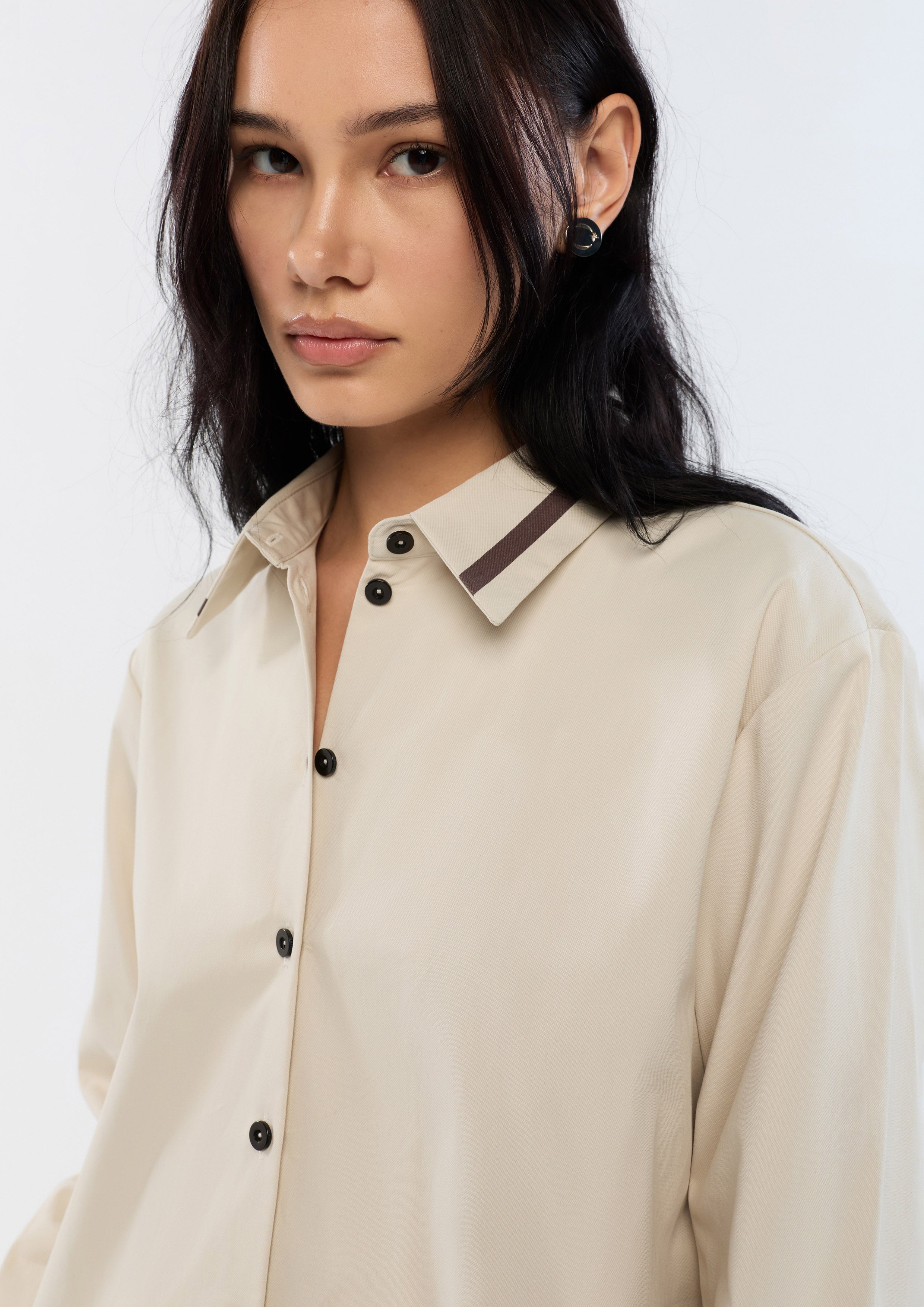 Long Sleeve Crop Shirt