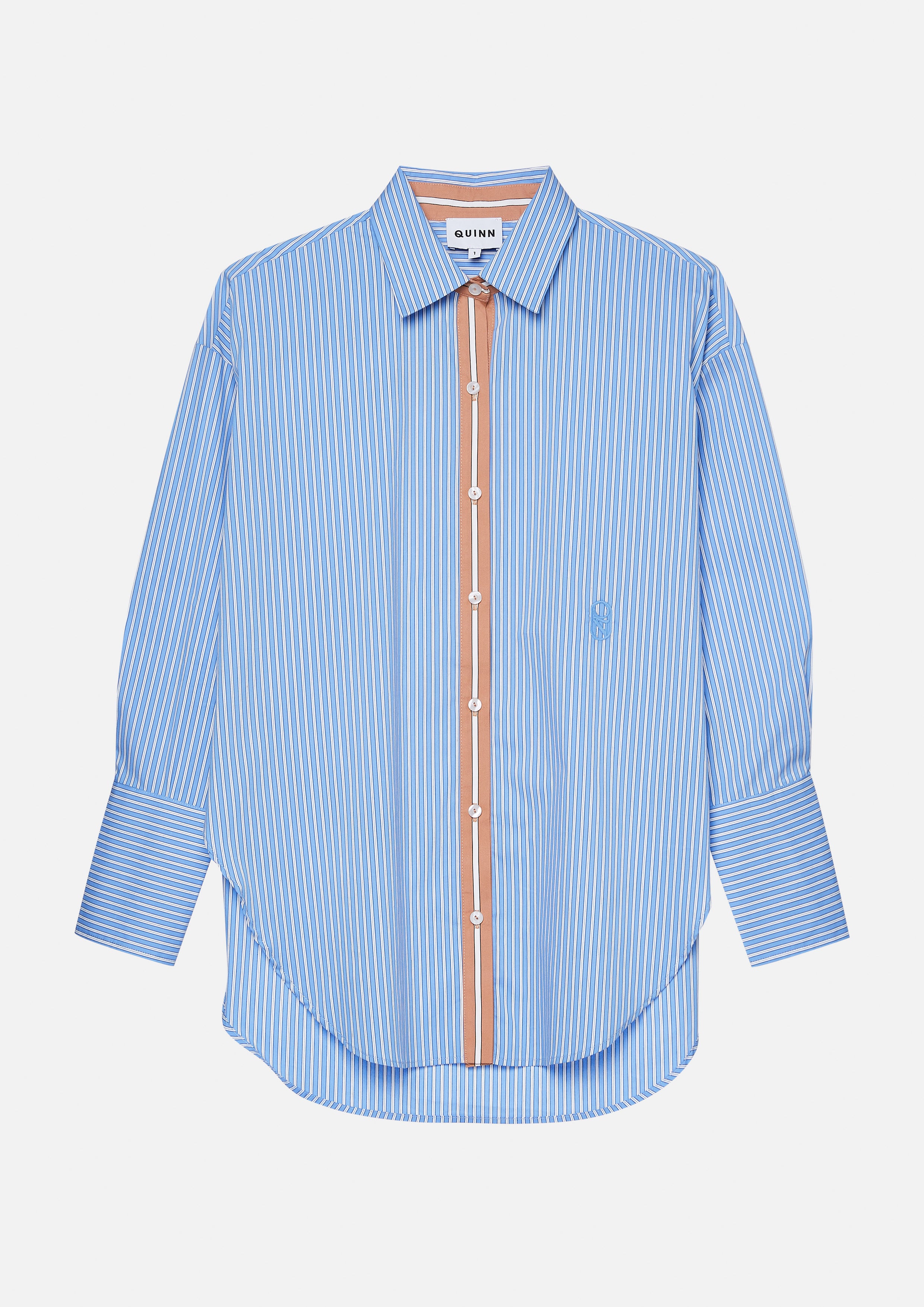 เสื้อเชิ้ตแขนยาวลายทาง