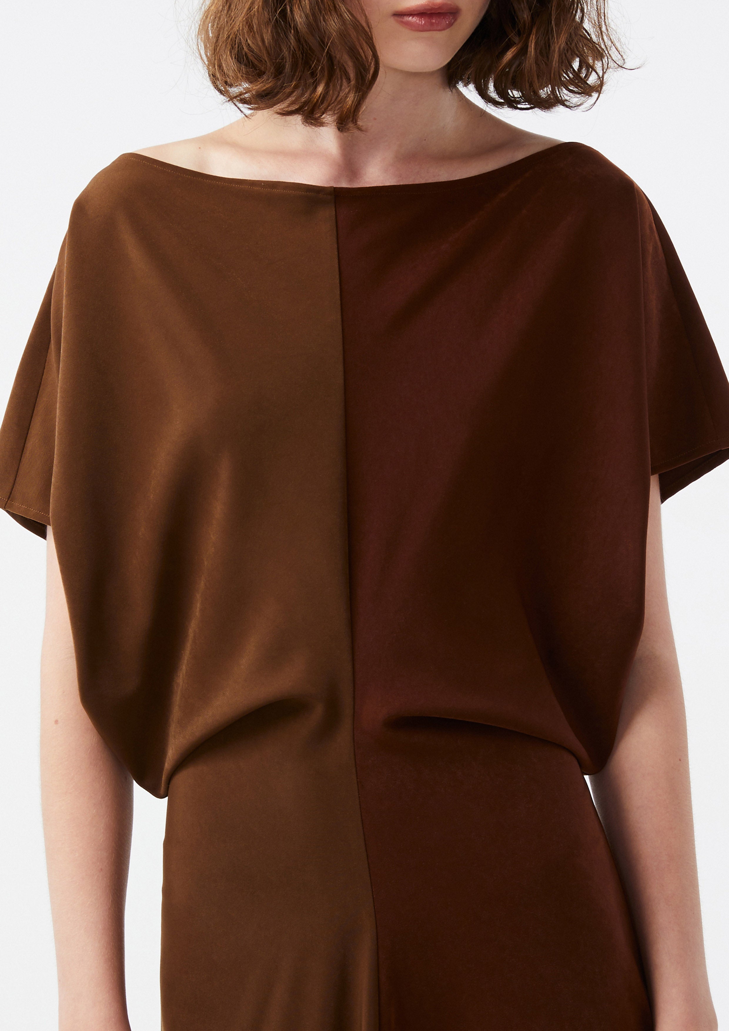 Two Tone Short Sleeve Dress