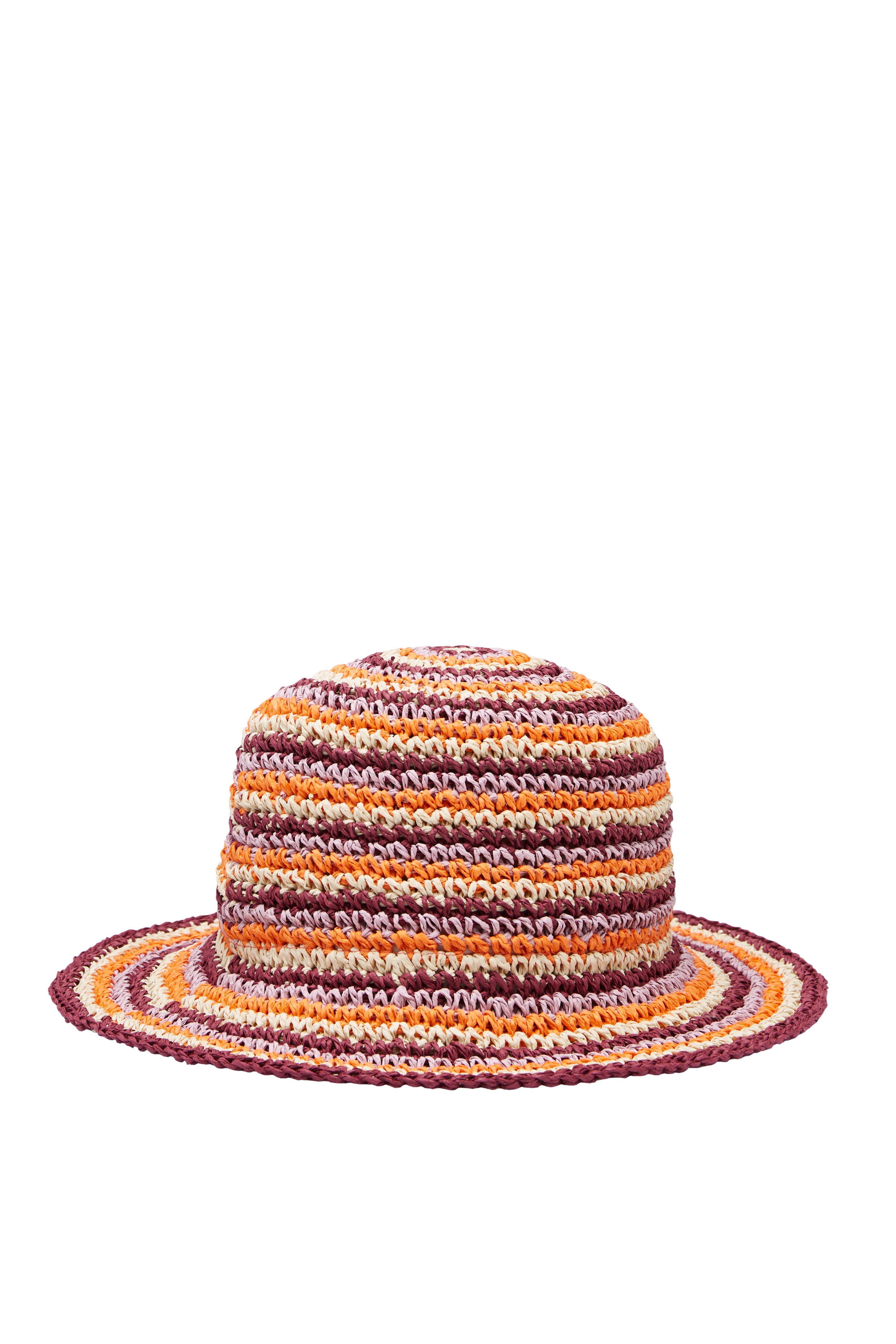 Beige Blue Custard Red Sun Hat