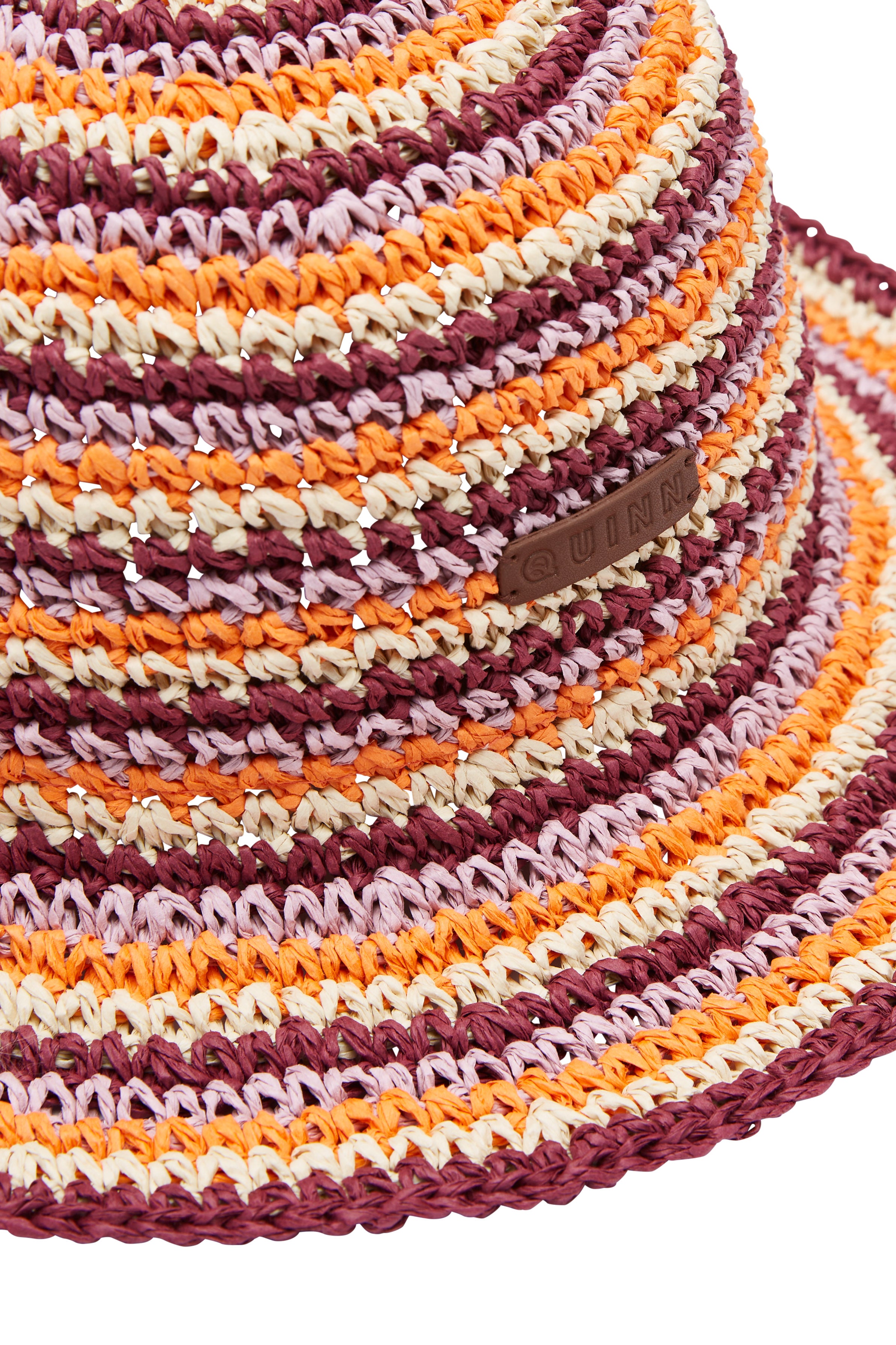 Beige Blue Custard Red Sun Hat