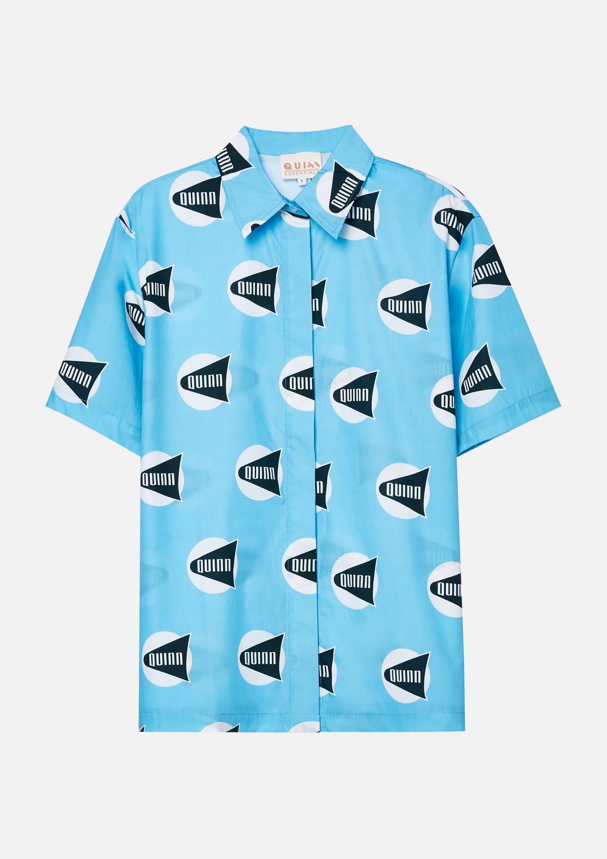 เสื้อเชิ้ตแขนสั้นพิมพ์ลายโลโก้