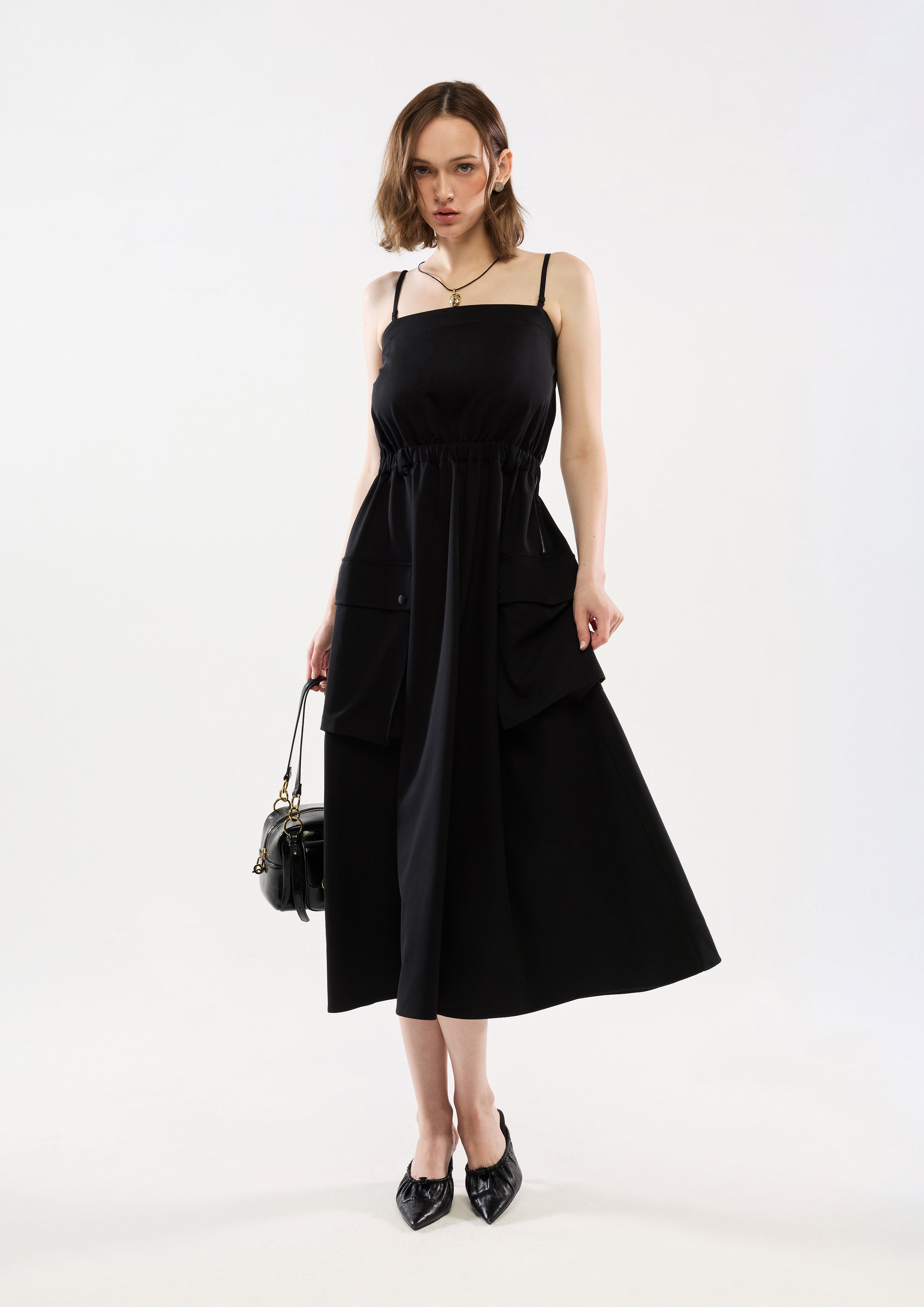 Cami Strap Midi Dress