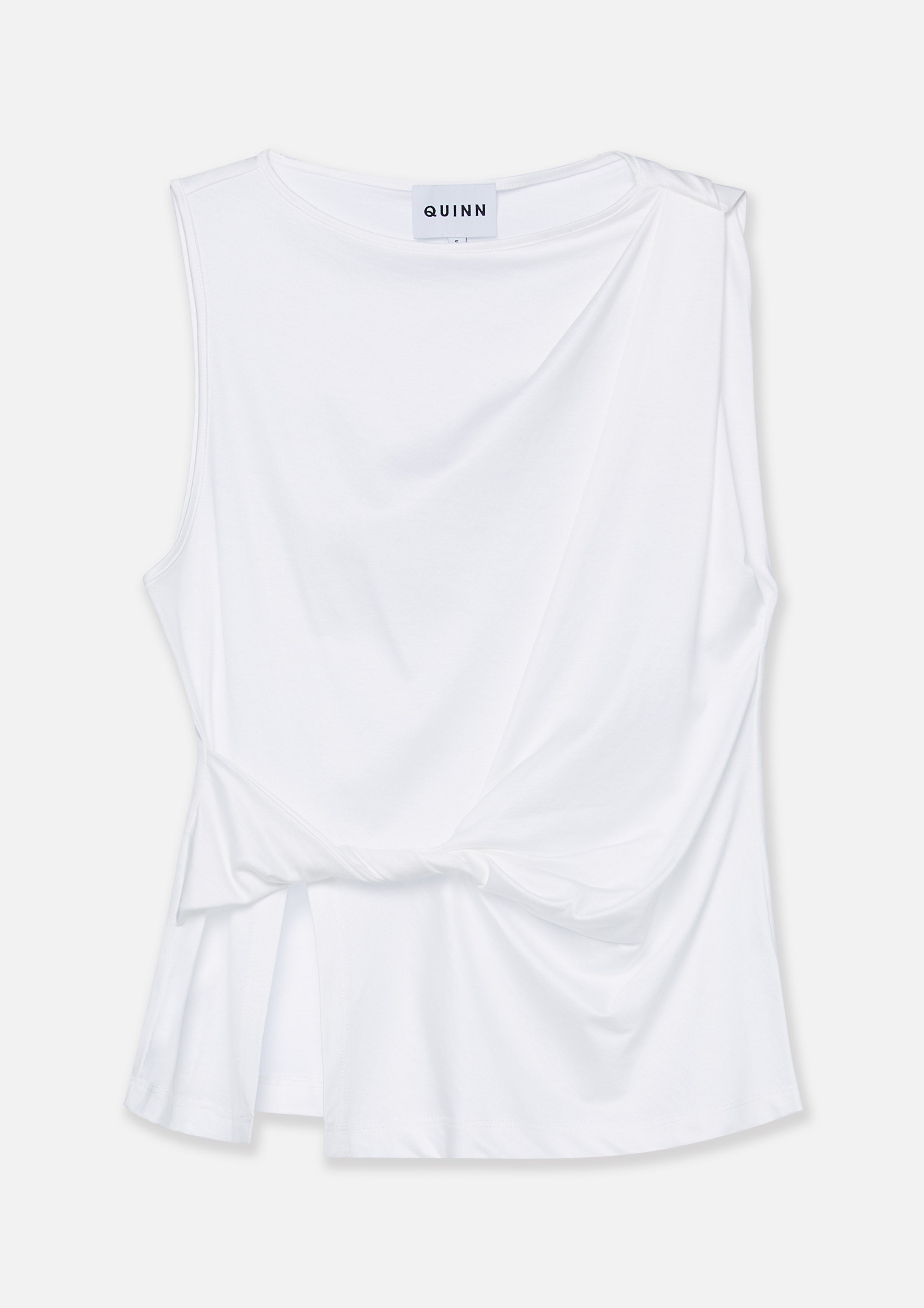 Front Knotted Sleeveless Top