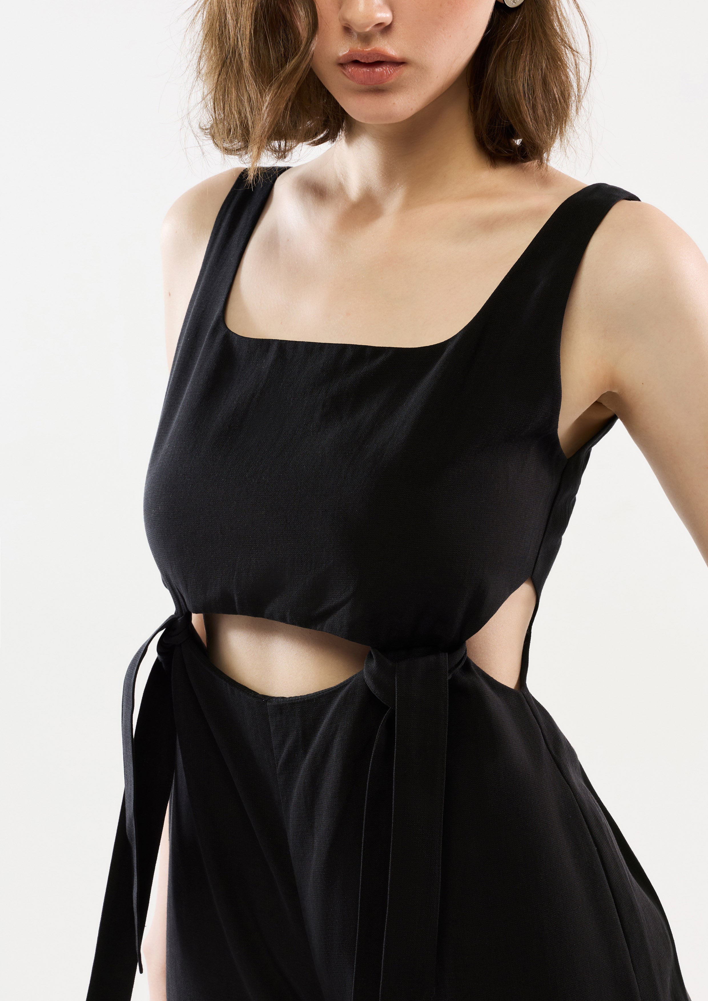 Strap and Cut-Out Romper
