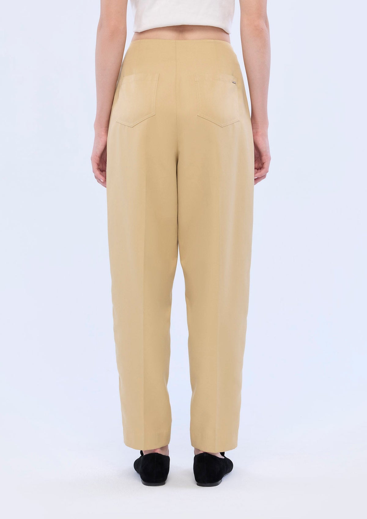 Pleated Taperd Leg Pants