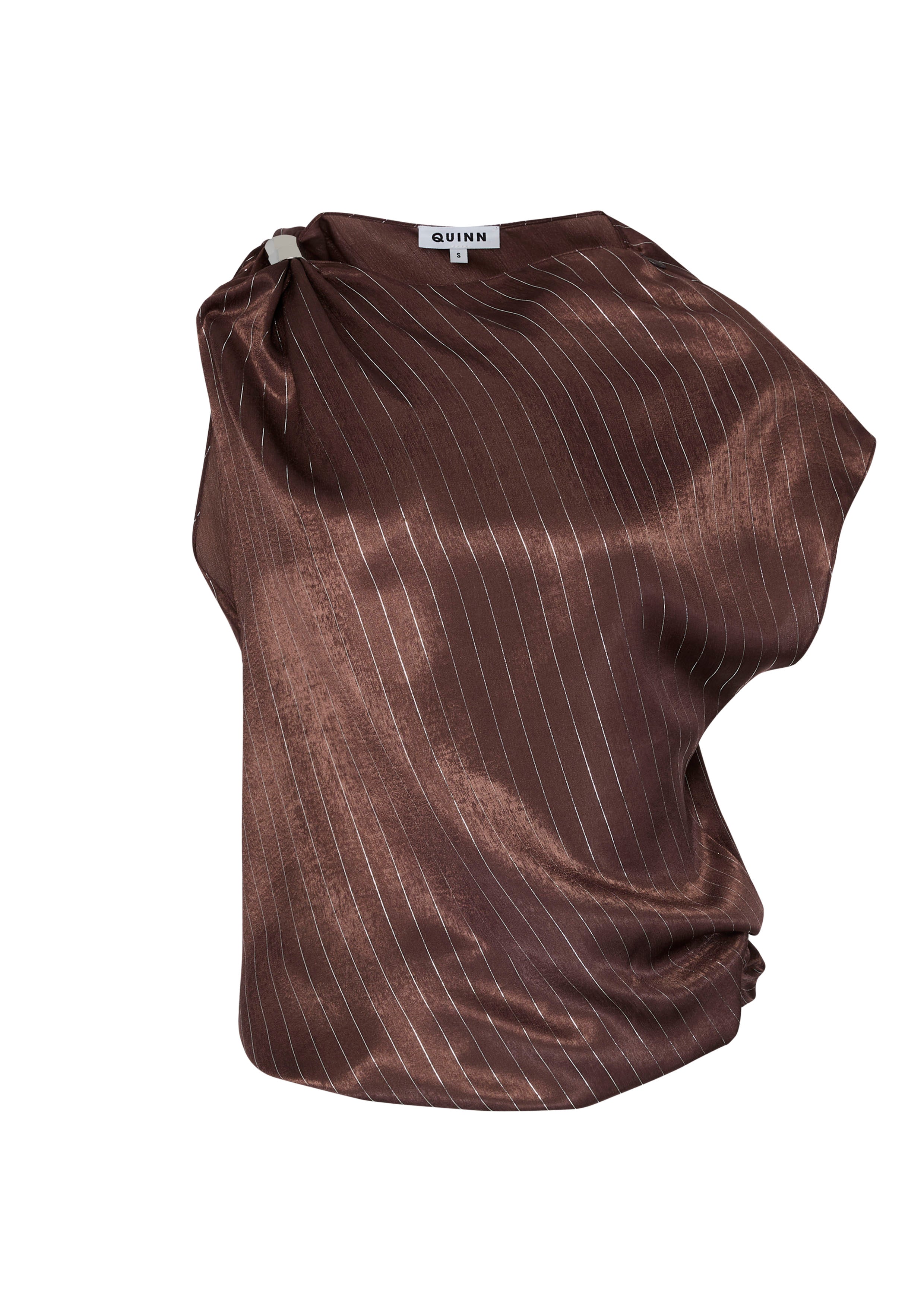 เสื้อเบลาส์แขนเดี่ยวลายทาง