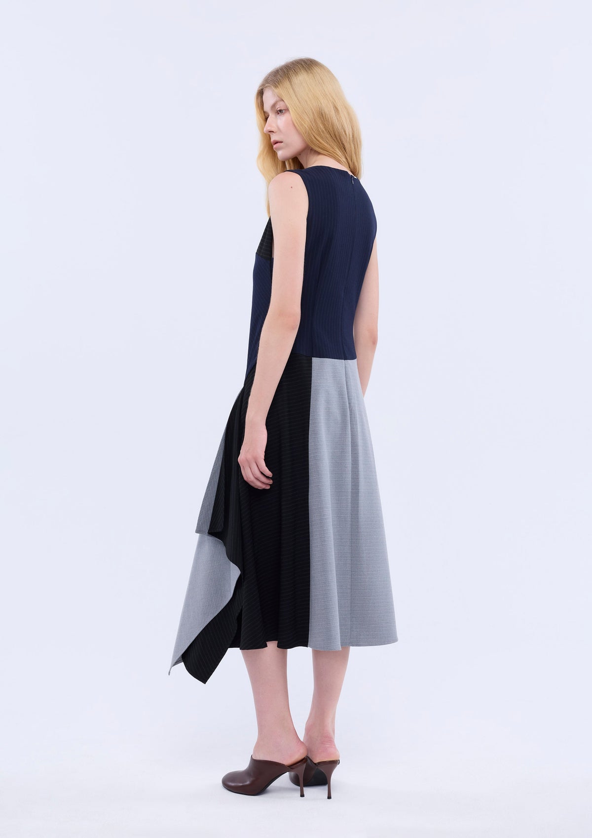 Handkerchief Skirt Panel Dress