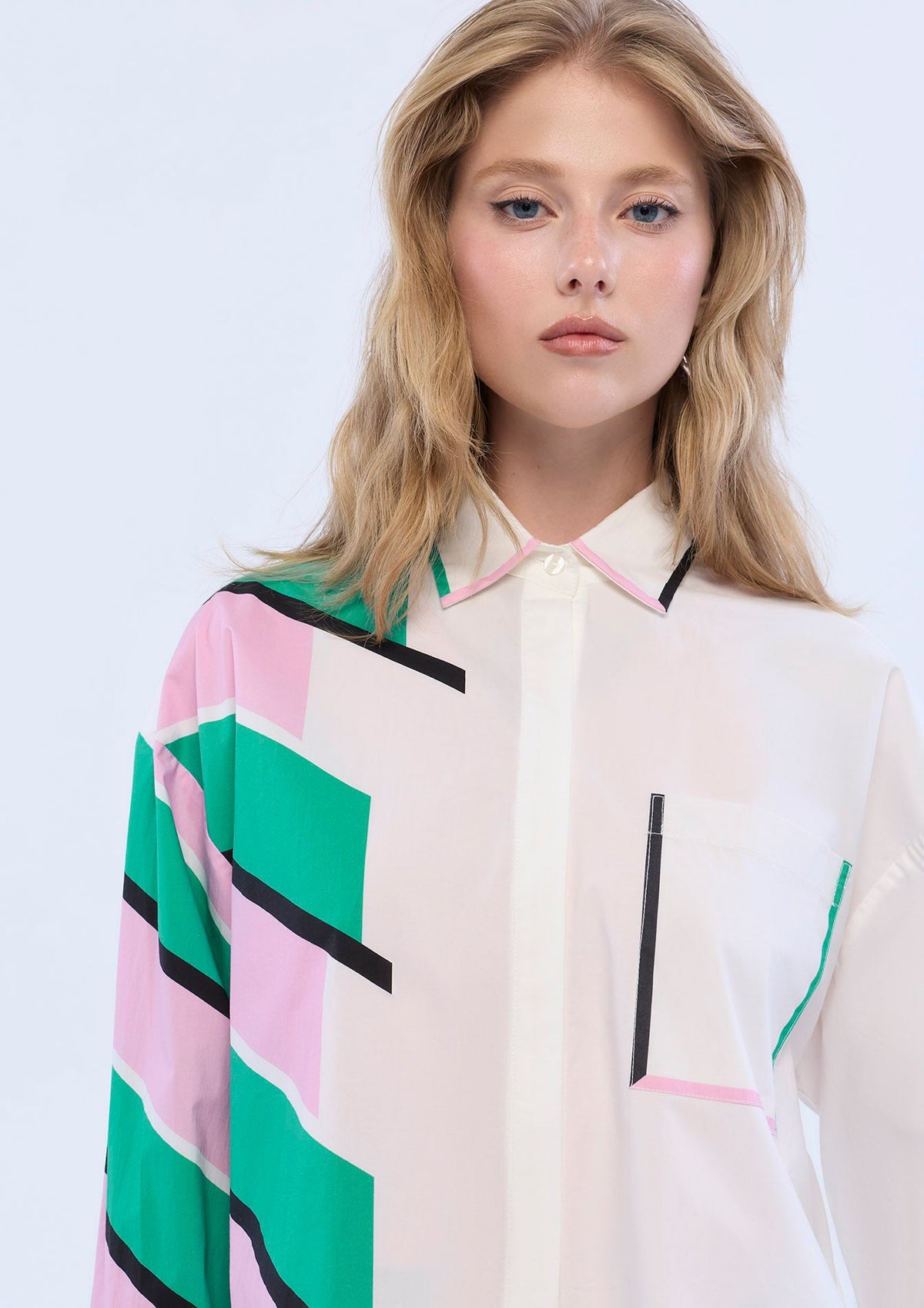 Graphic Print Long Sleeve Shirt