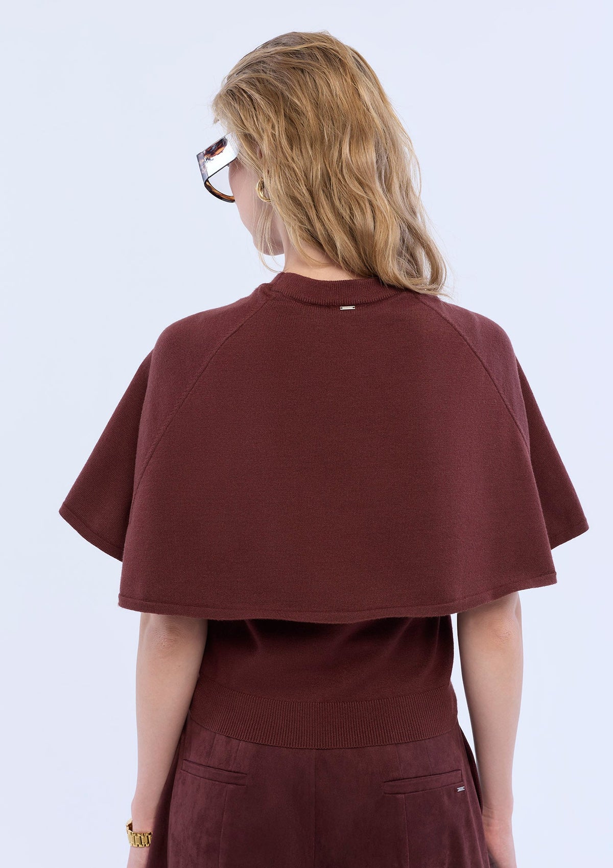 Cape Sleeve Top