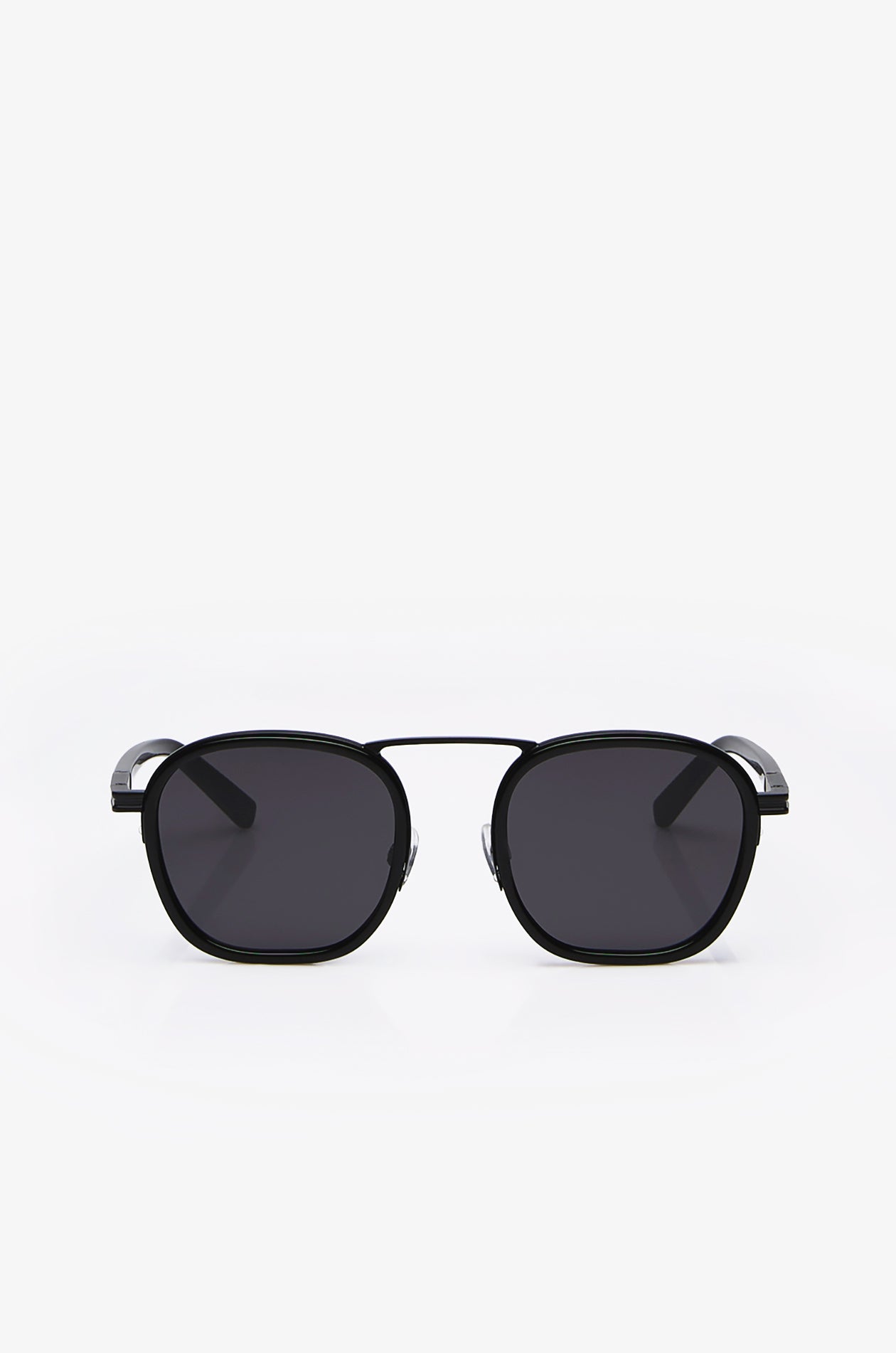 Acetate And Metal Sunglasses Black