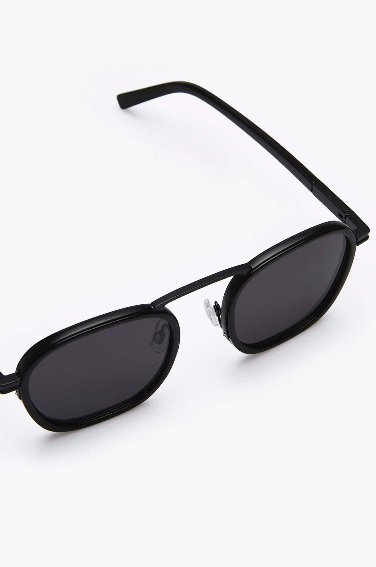 Acetate And Metal Sunglasses Black
