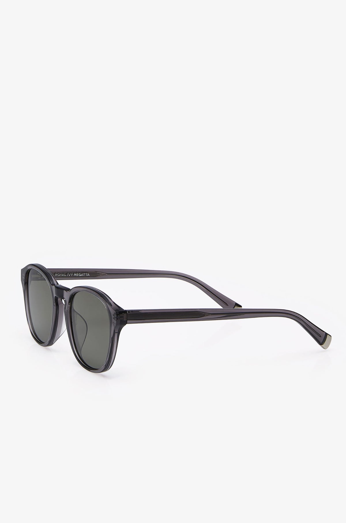 Round Acetate Sunglasses Green