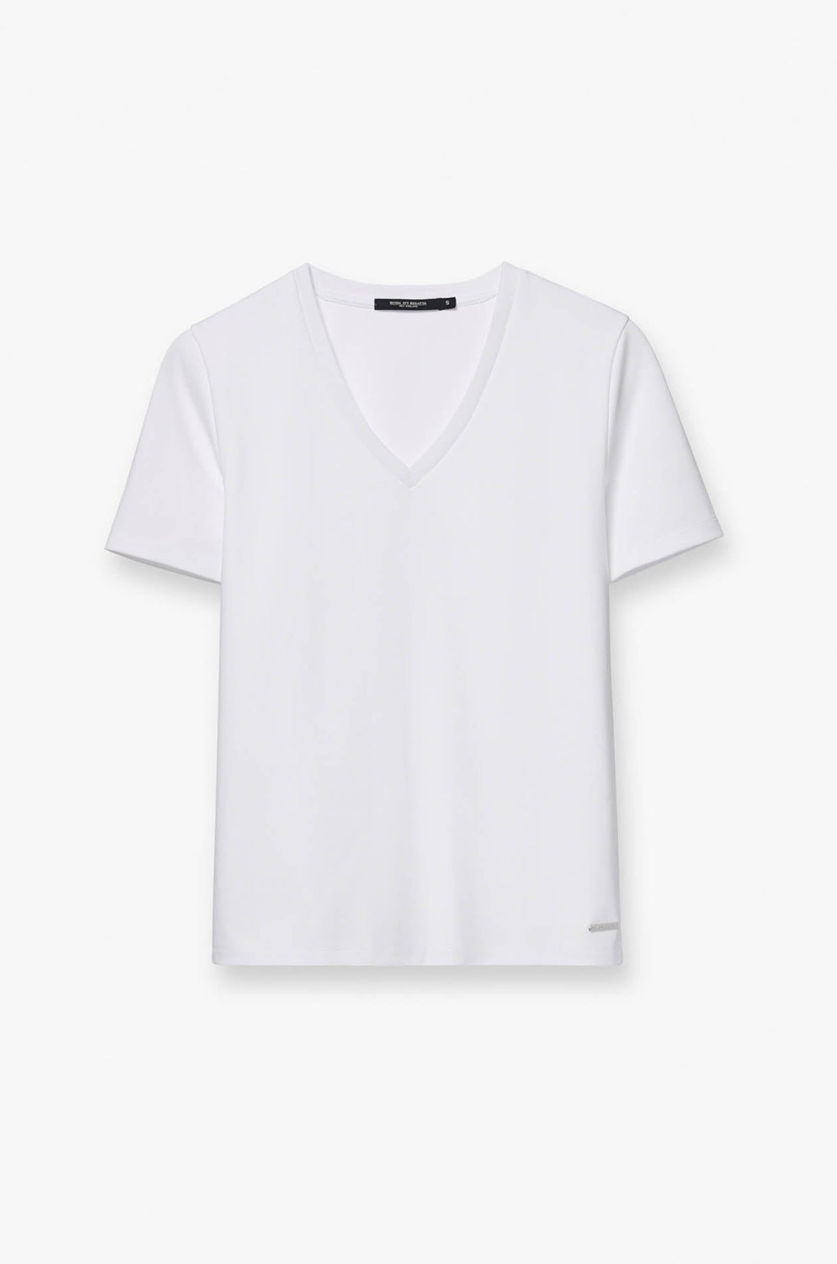Basic V-Neck Tee White