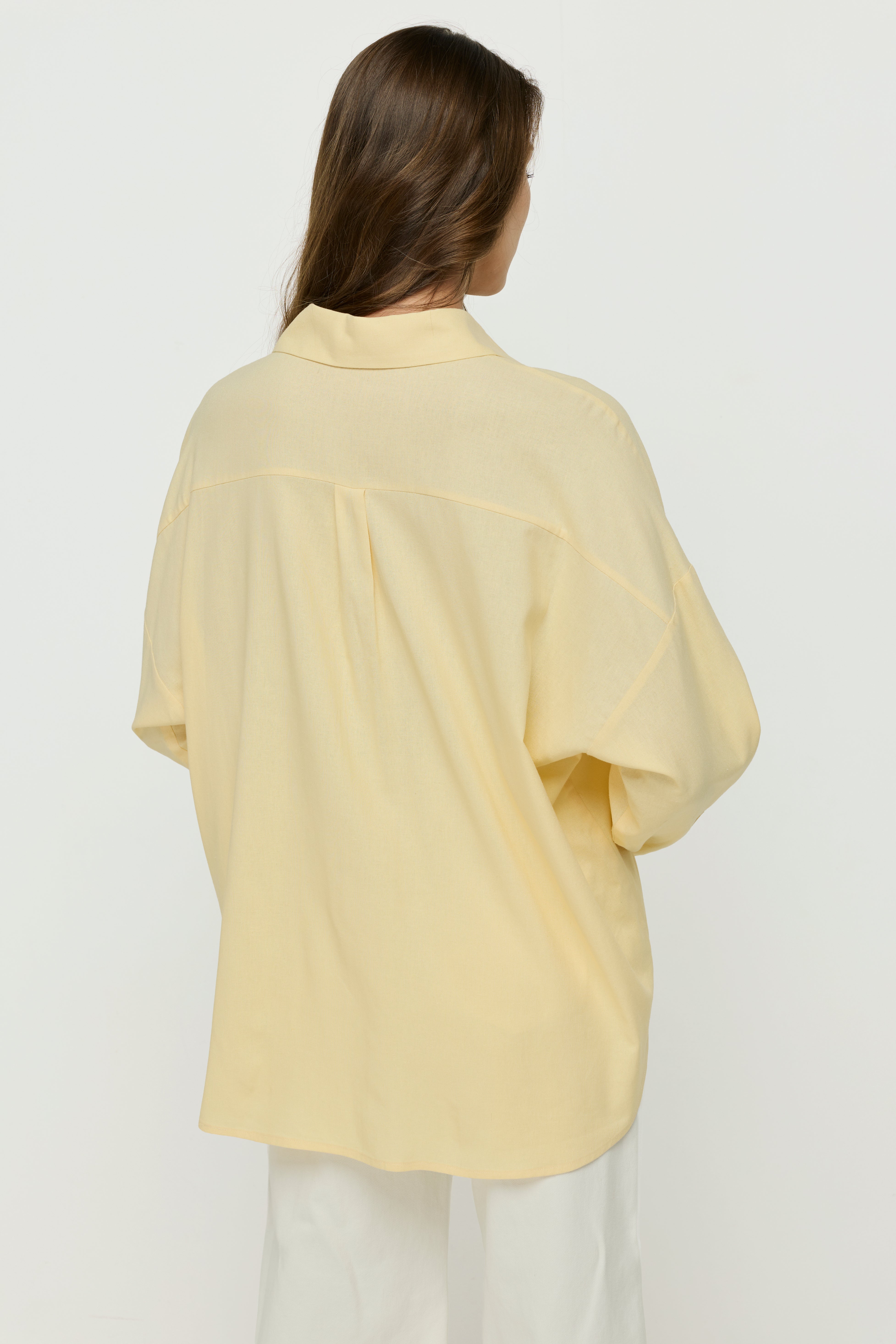 Soft Tailored Relaxed Shirt Yellow