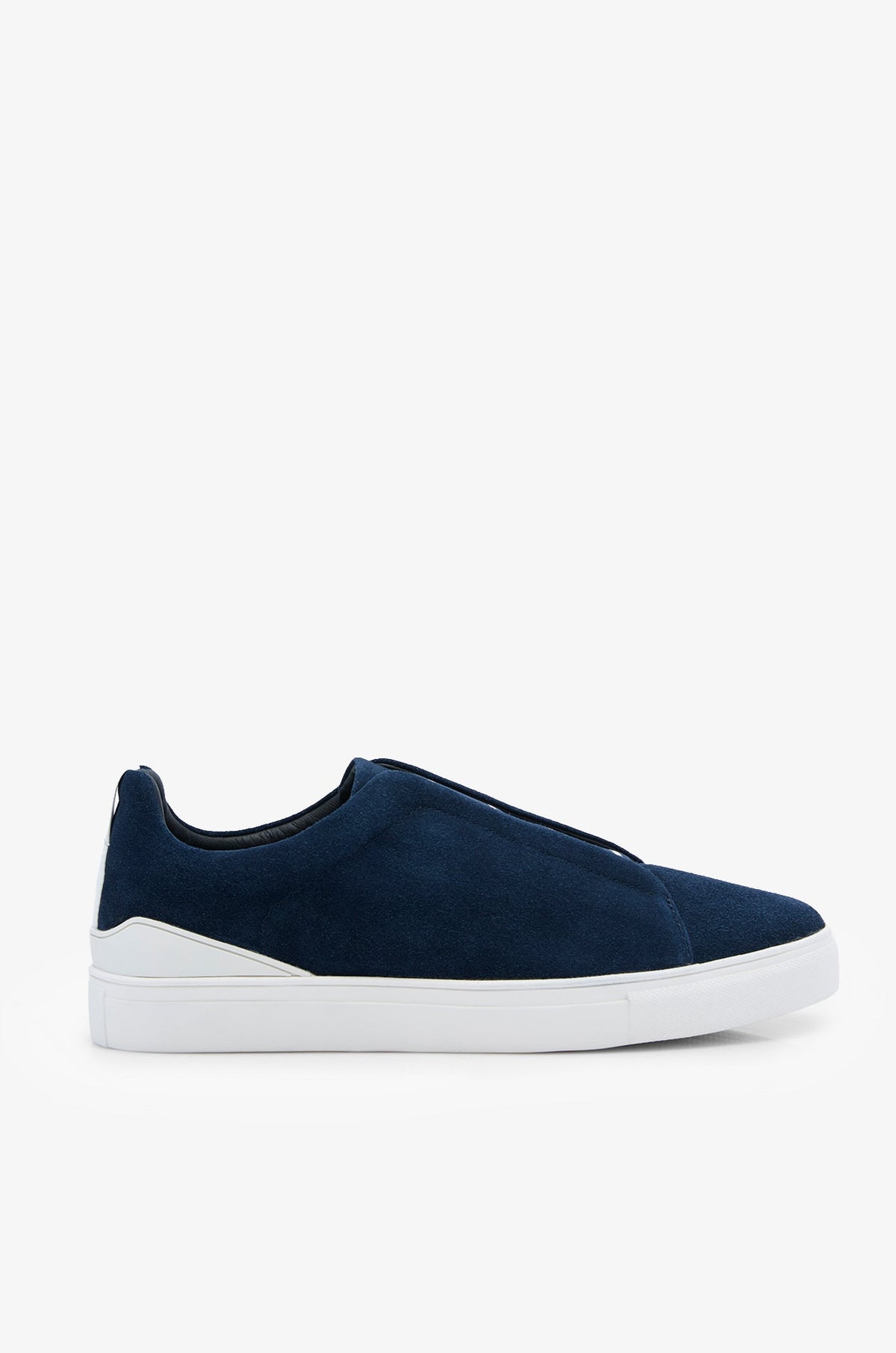Suede Minimalist Sneakers Navy