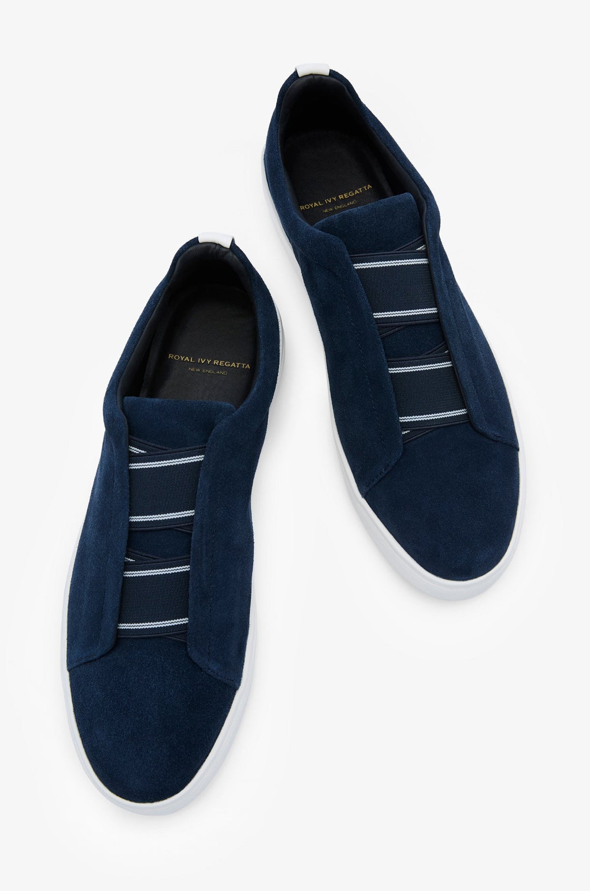 Suede Minimalist Sneakers Navy