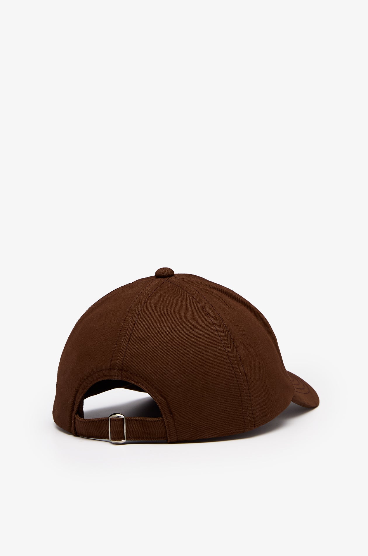 Cap Brown Cotton Twill Brown