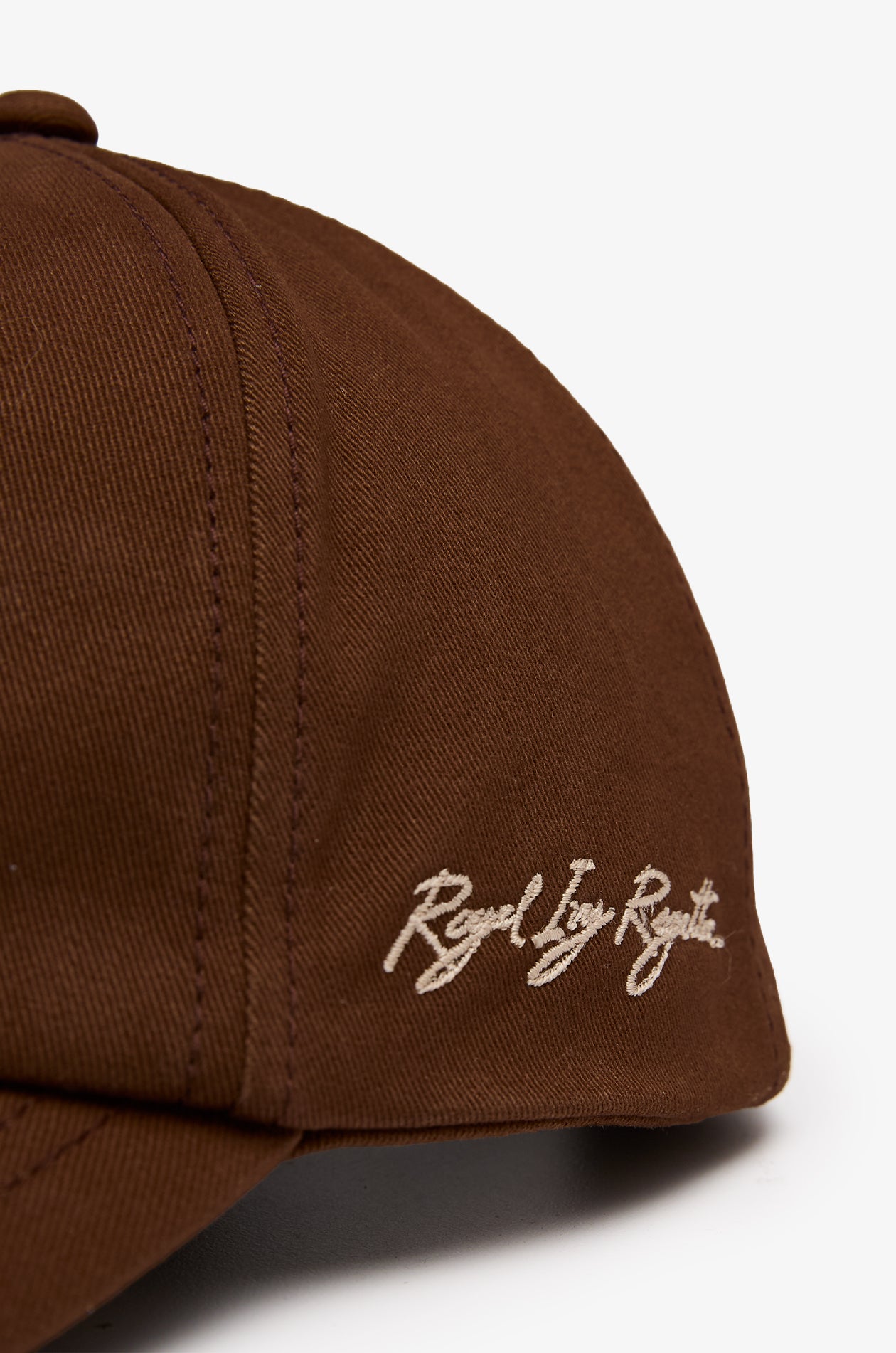Cap Brown Cotton Twill Brown