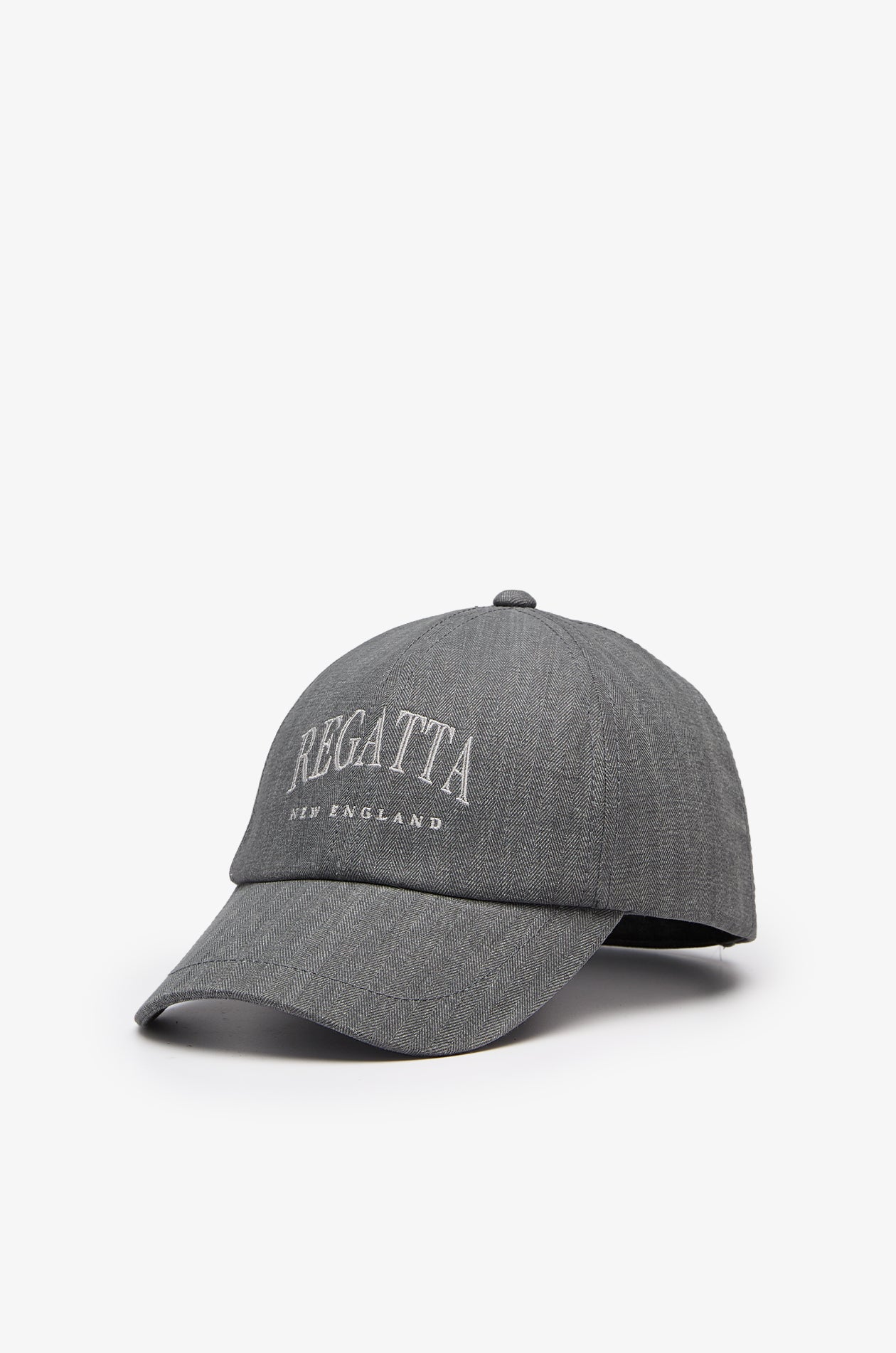Heritage Herringbone Logo Cap Grey