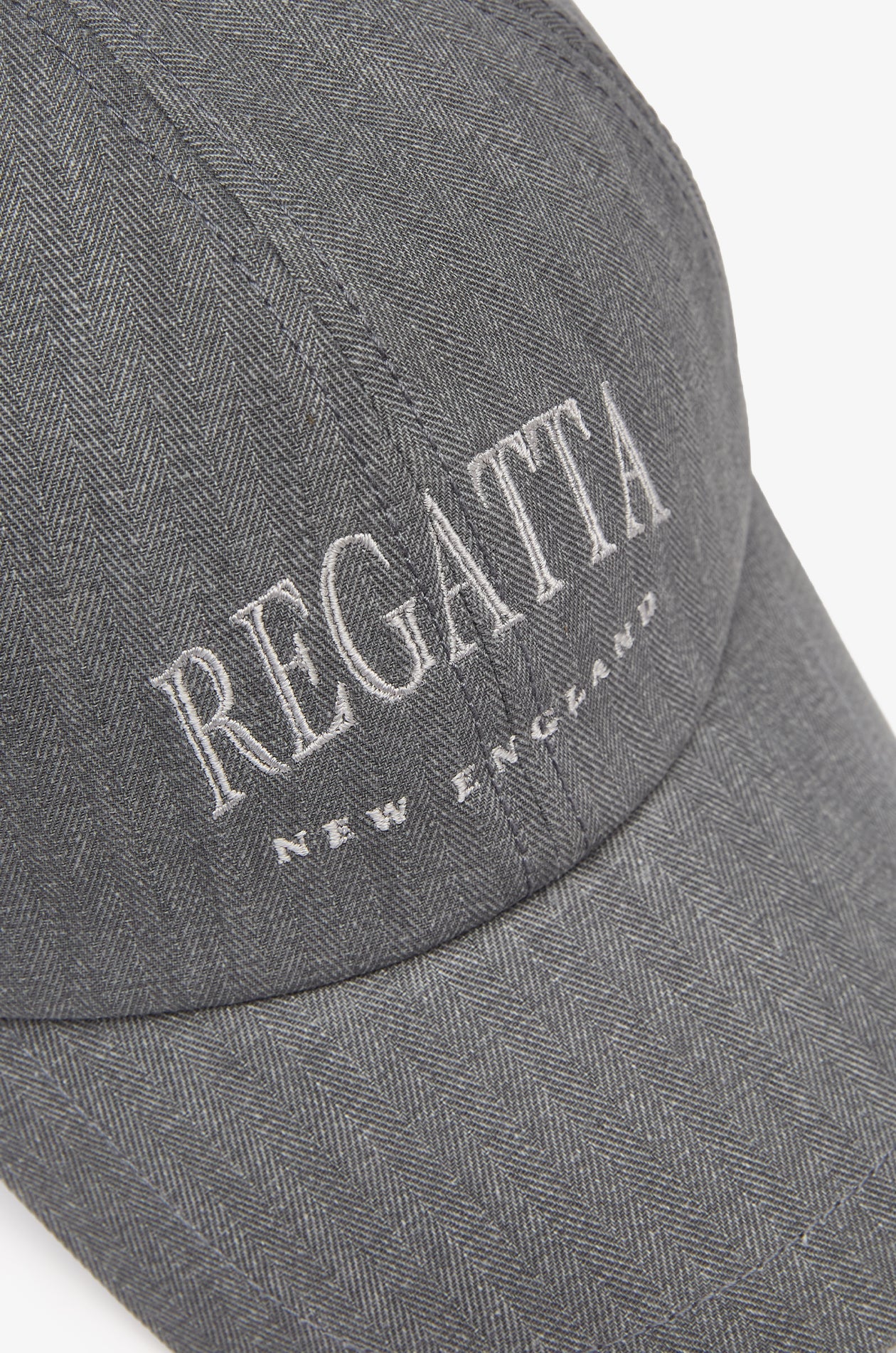 Heritage Herringbone Logo Cap Grey