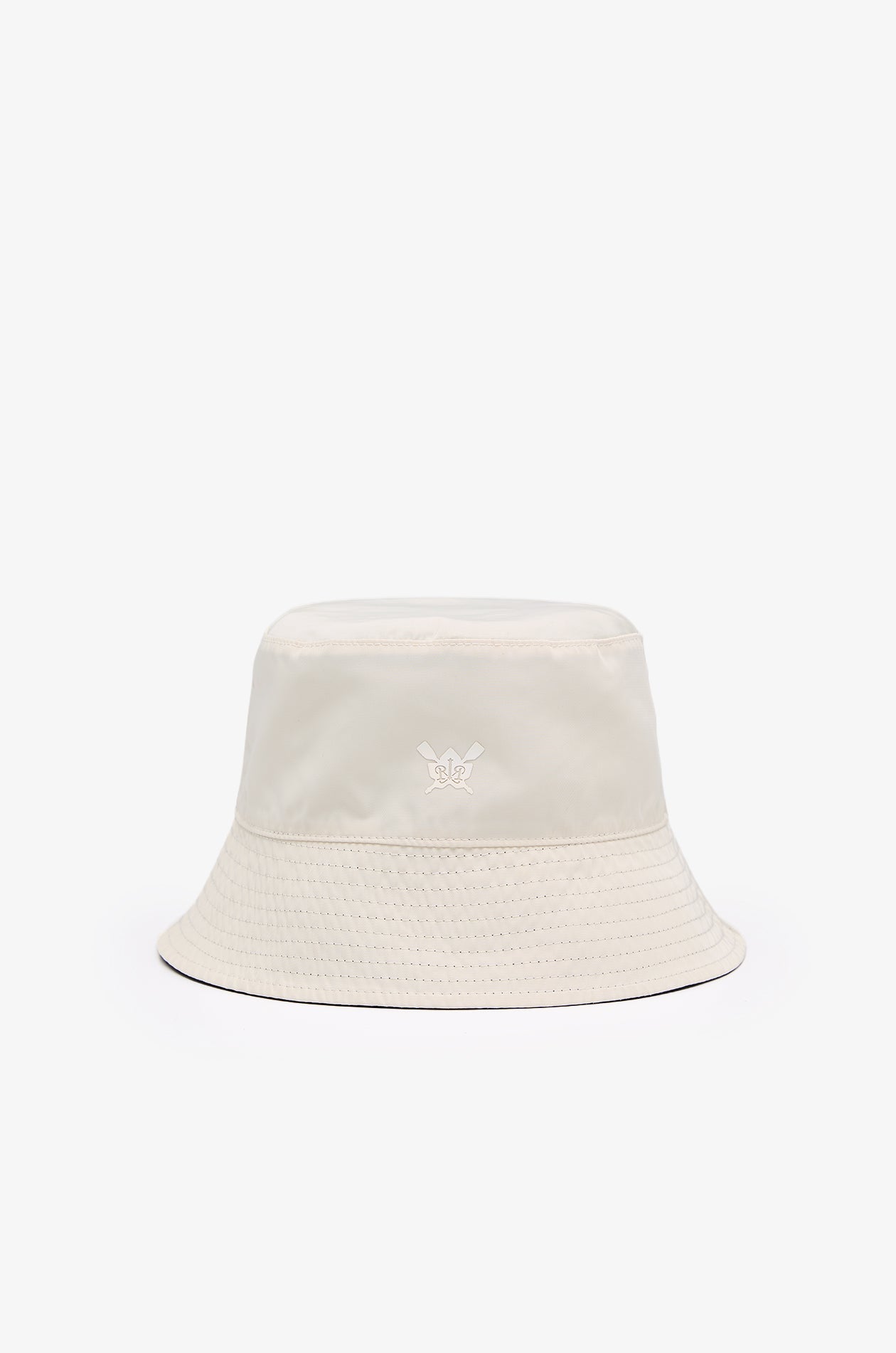 Reversible Embroidered Bucket Hat Black
