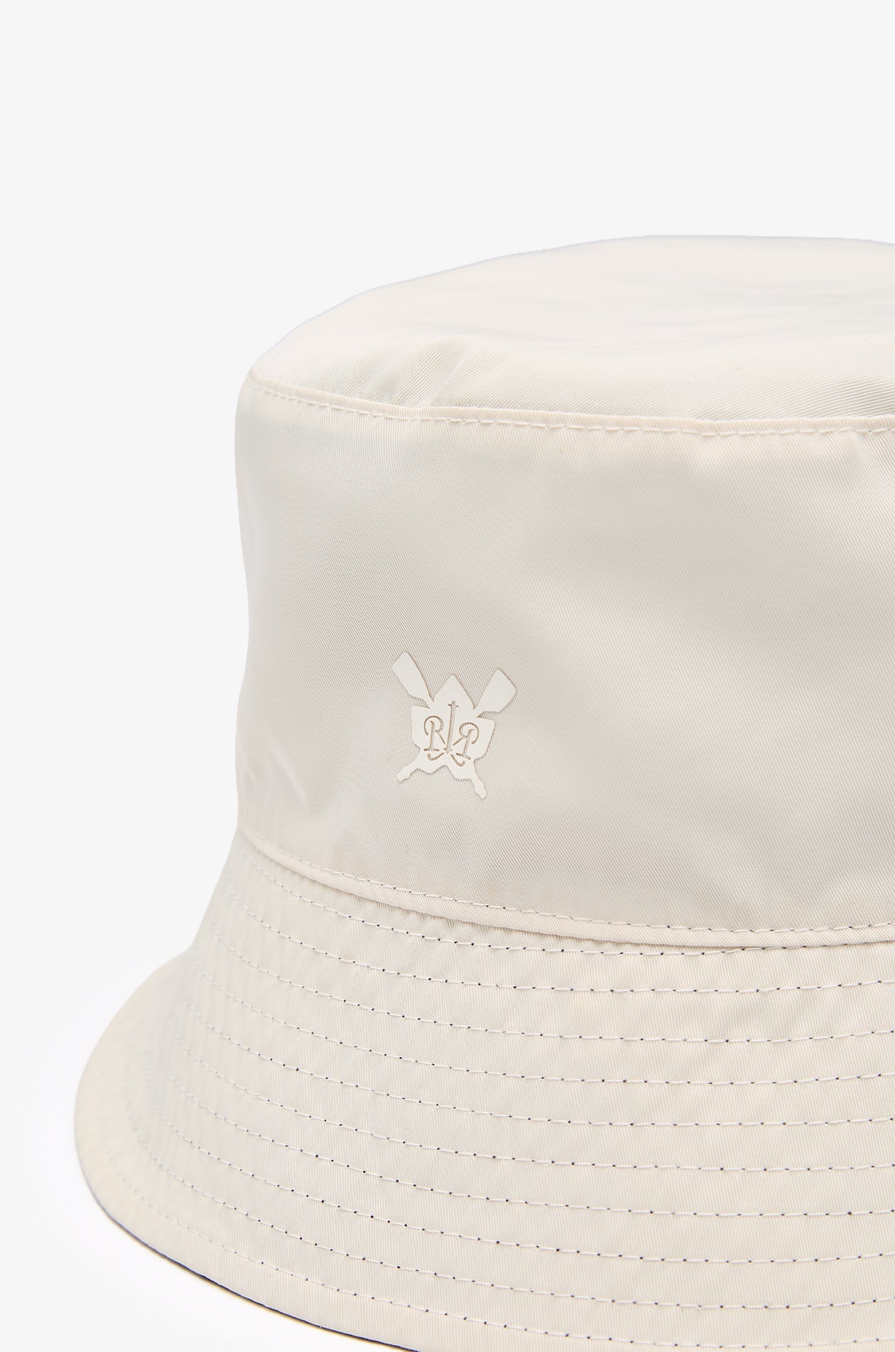 Reversible Embroidered Bucket Hat Black