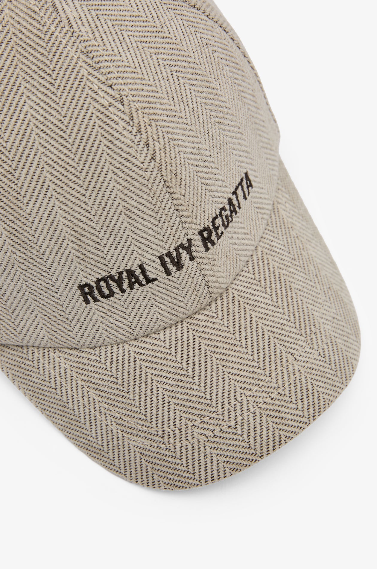 Heritage Herringbone Baseball Cap Grey
