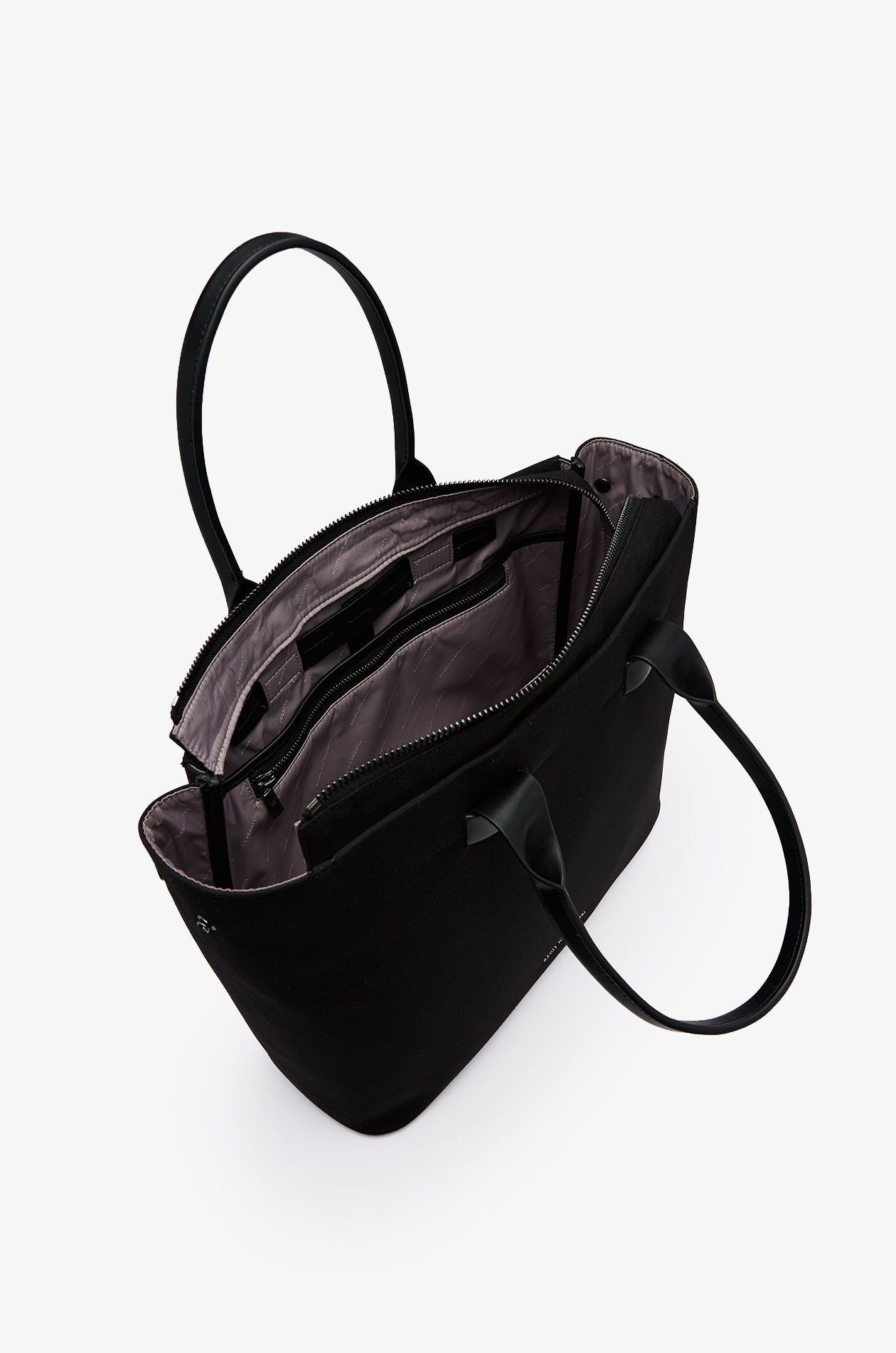 Essential Leather Tote Bag Black