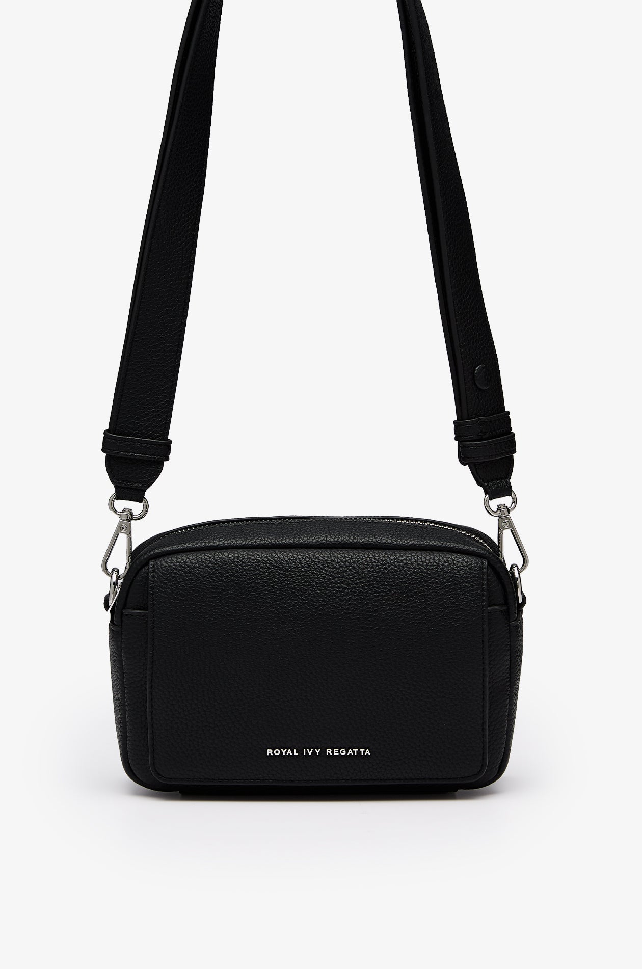 Leather Crossbody Bag Black