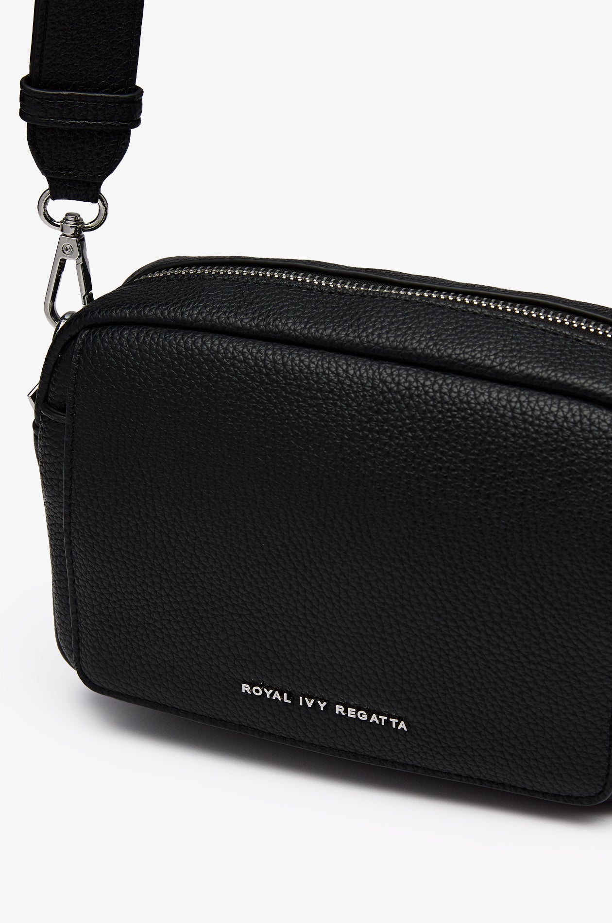 Leather Crossbody Bag Black