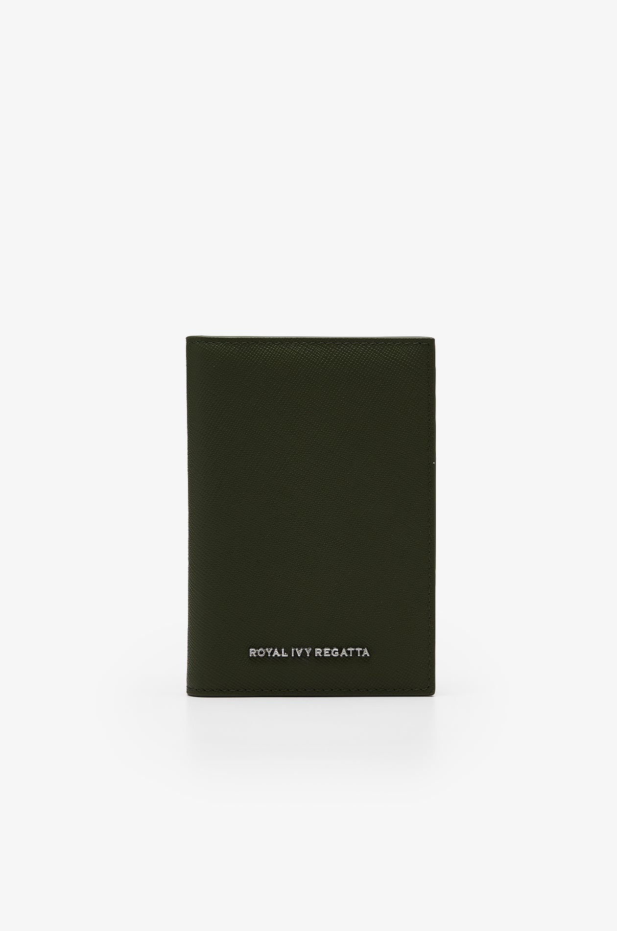 Saffiano Passport Holder Dark Green