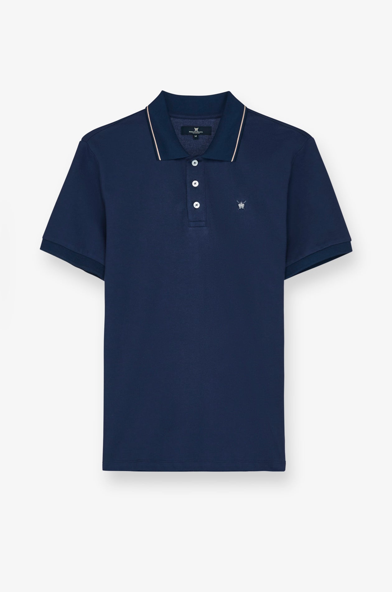 Pique Short Sleeve Polo Navy