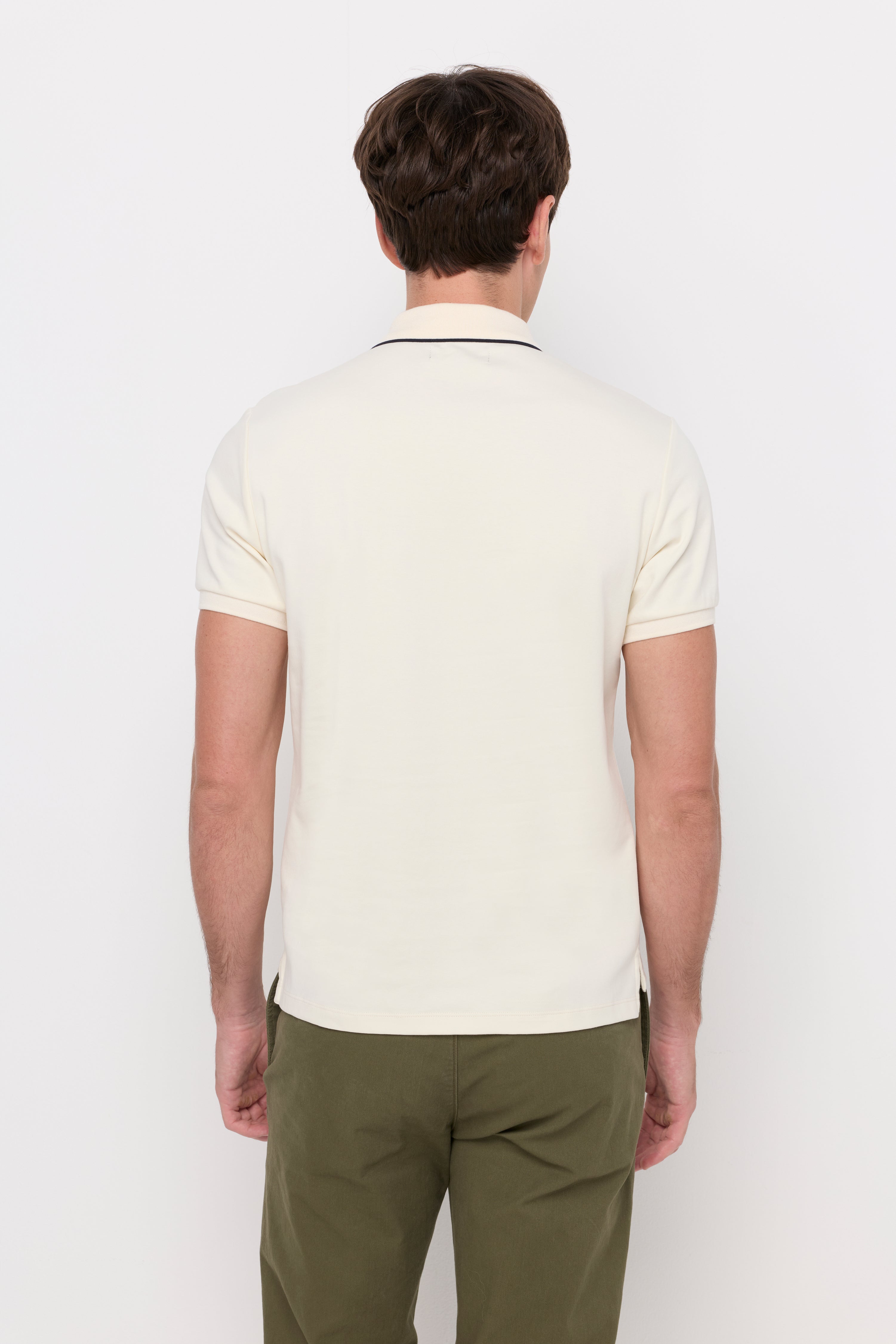 Jersey Polo Shirt Cream
