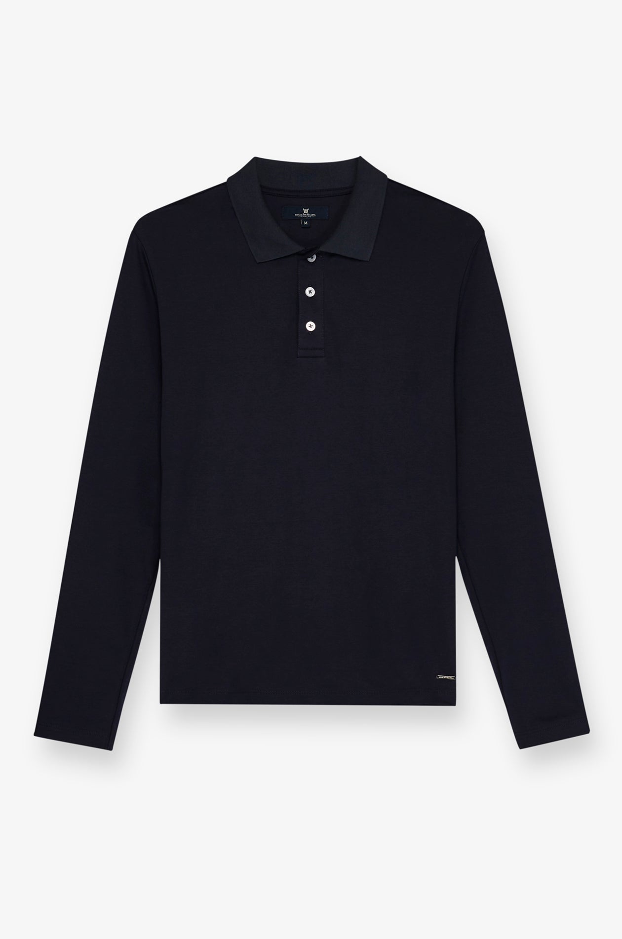 Jersey Polo Lone Sleeve Shirt Navy