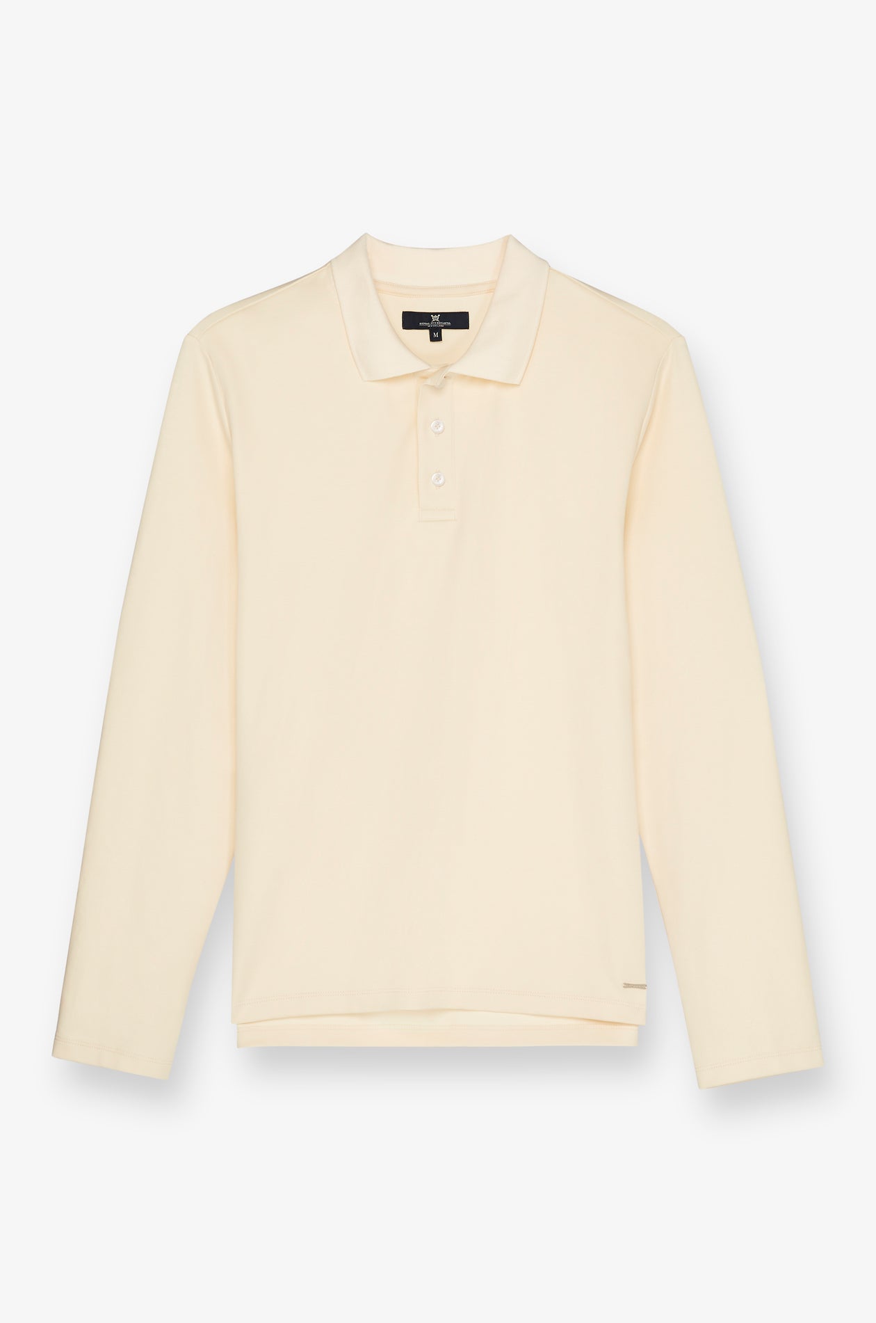 Jersey Polo Lone Sleeve Shirt Cream