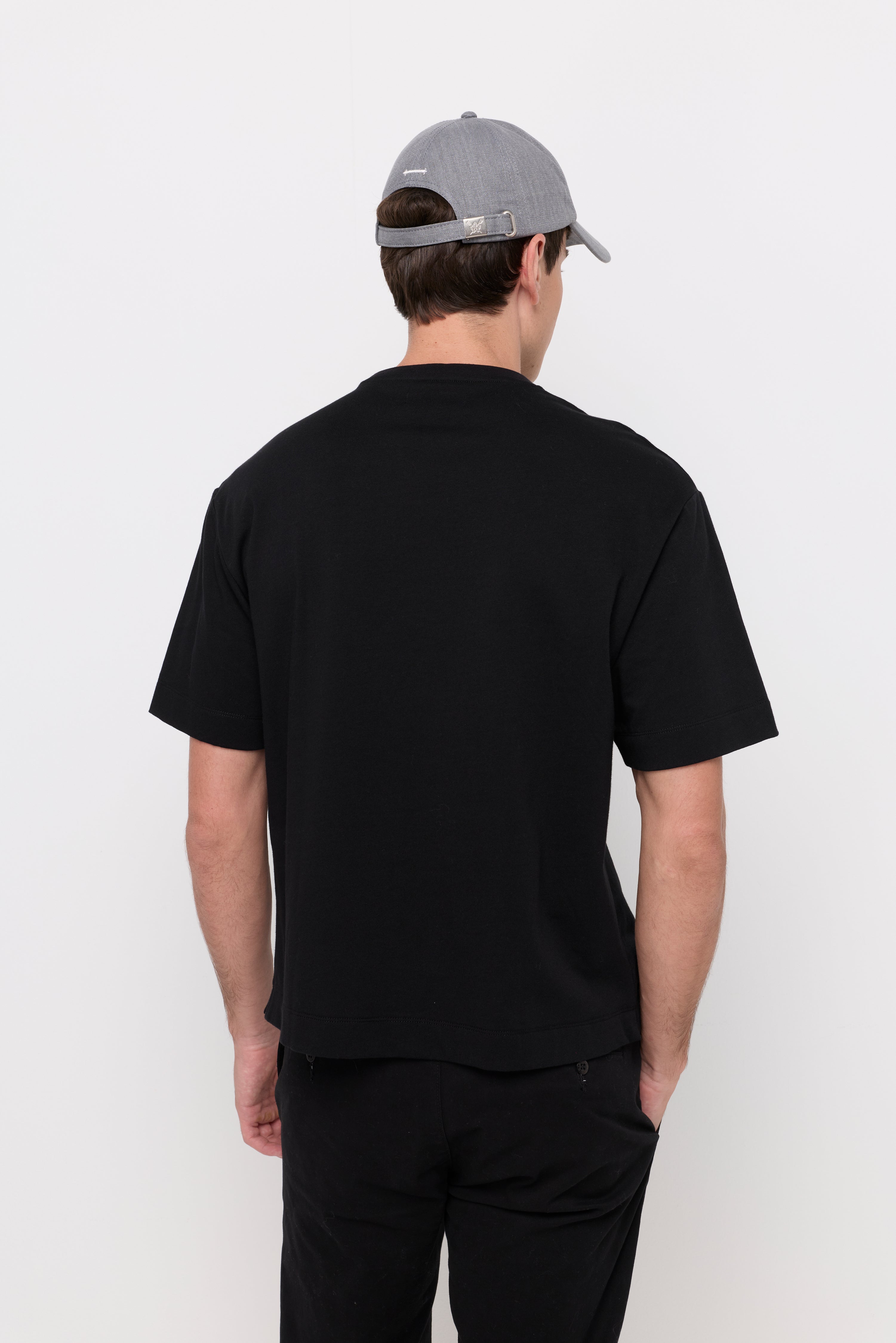 Premium Essential Crew Neck T-Shirt Black