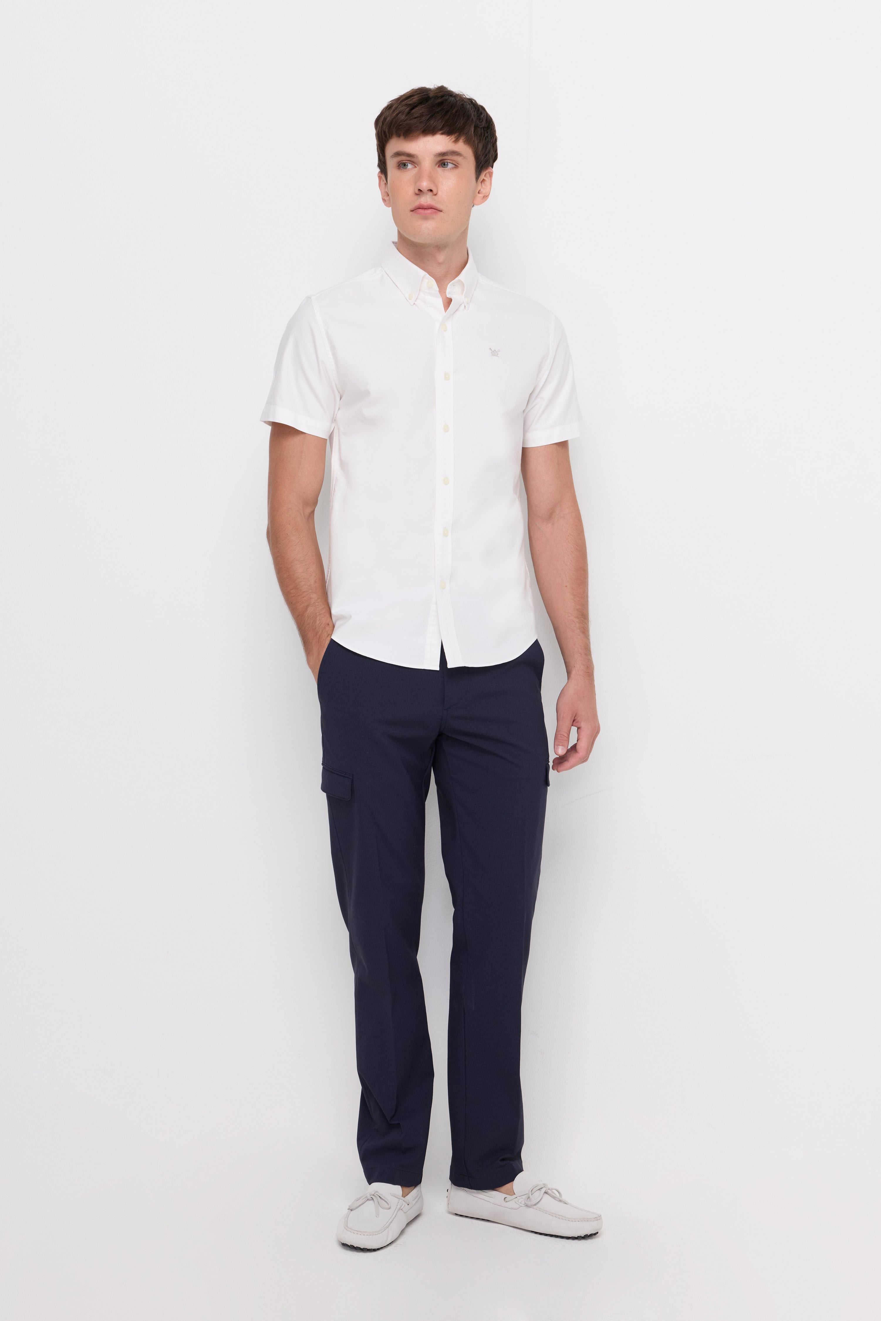 Oxford Short Sleeve Shirt Off-White