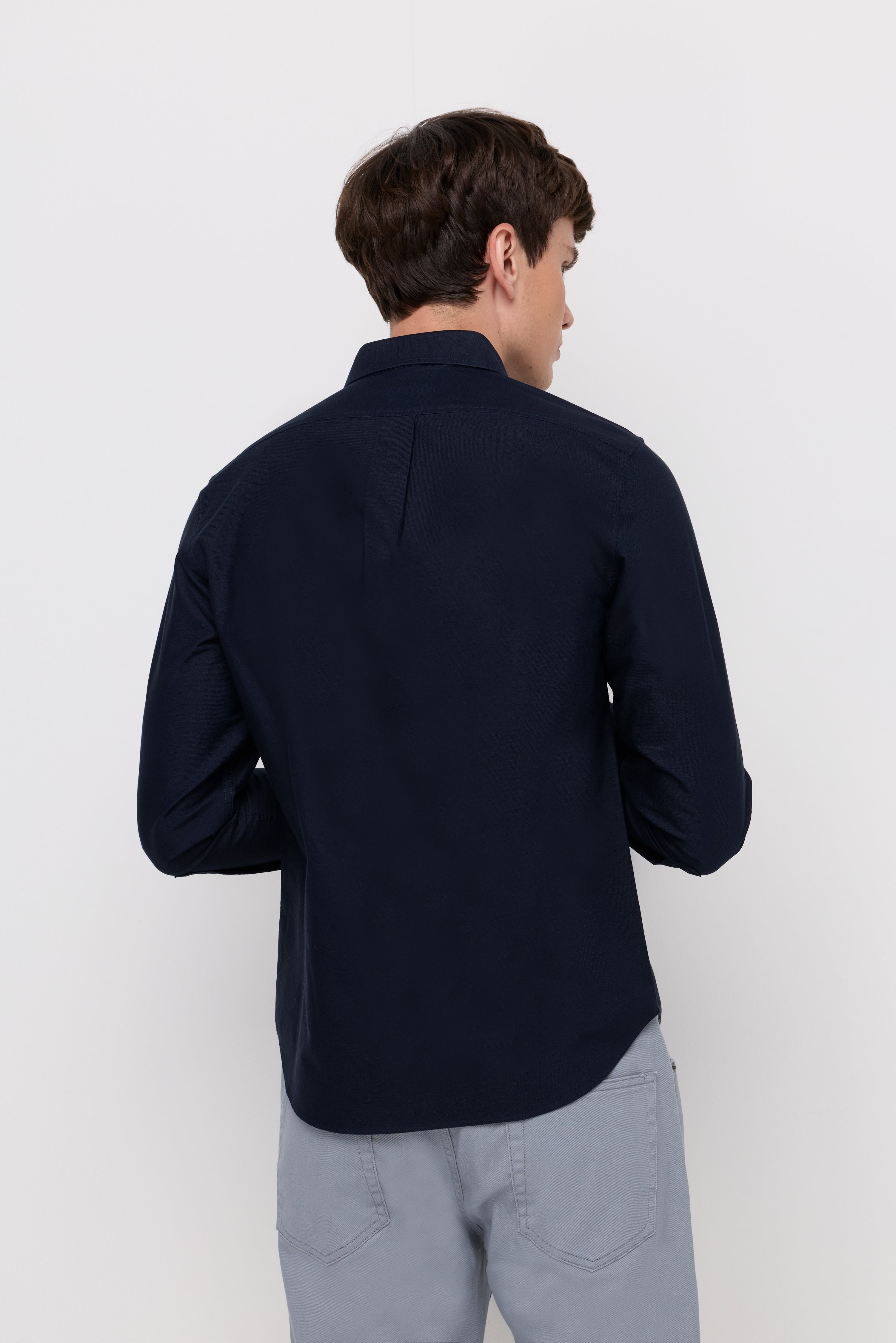 Signature Oxford Button-Down Shirt Navy