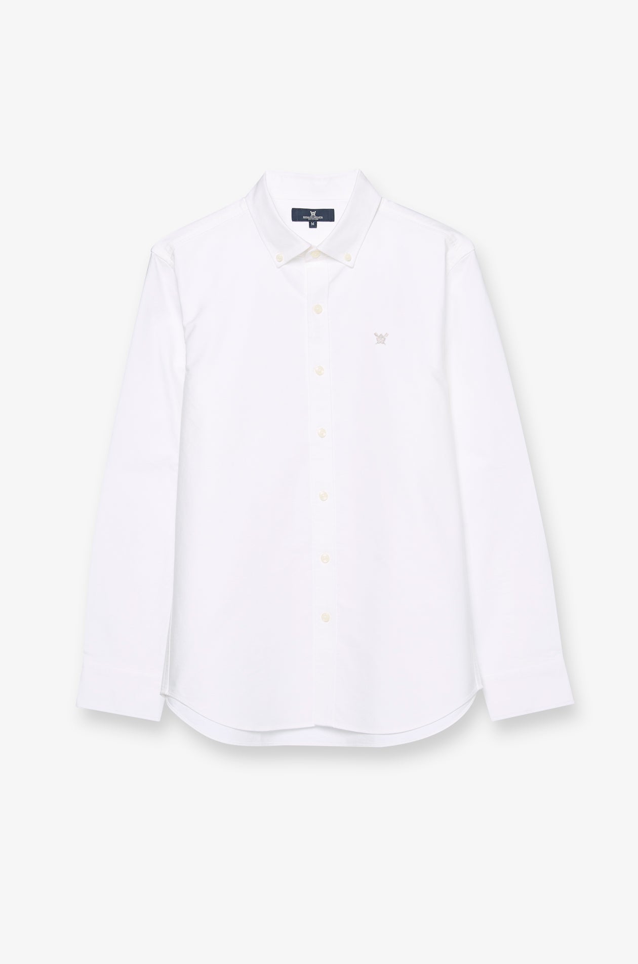 Signature Oxford Button-Down Shirt Off-White