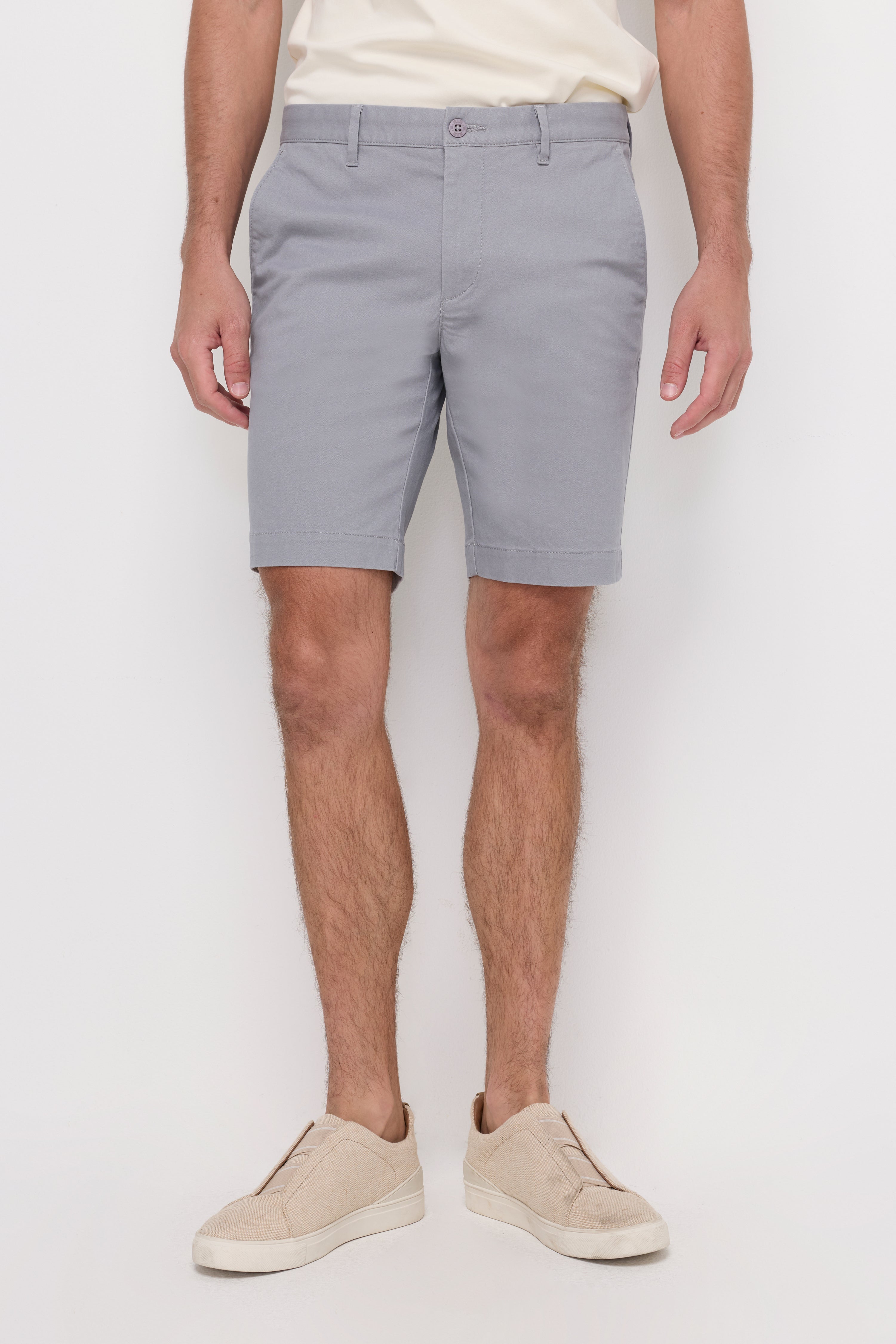 Chino 9-Inch Shorts Pants Light Grey